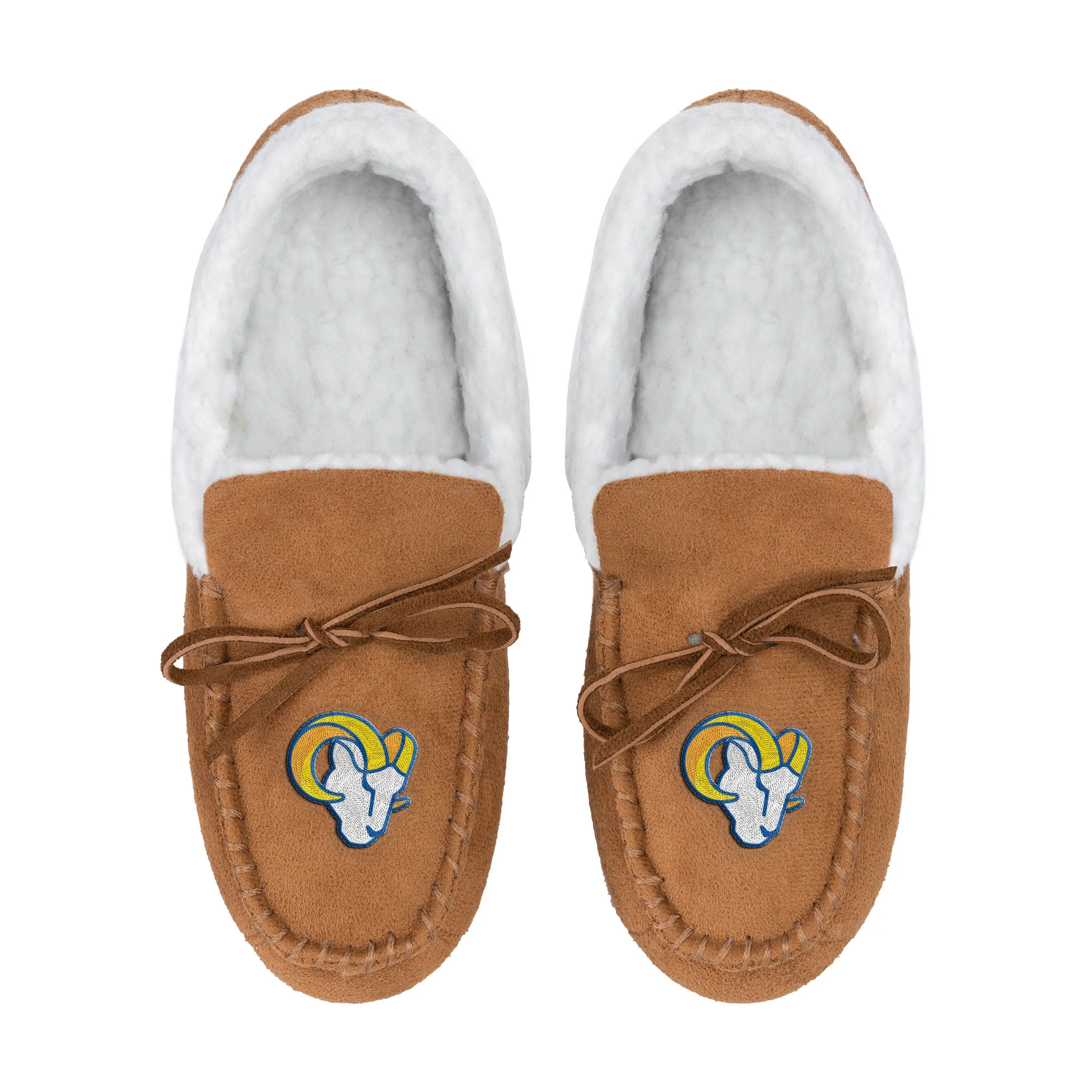 NFL Womens Tan Moccasin Slippers - Pick Your Team! - Image 15