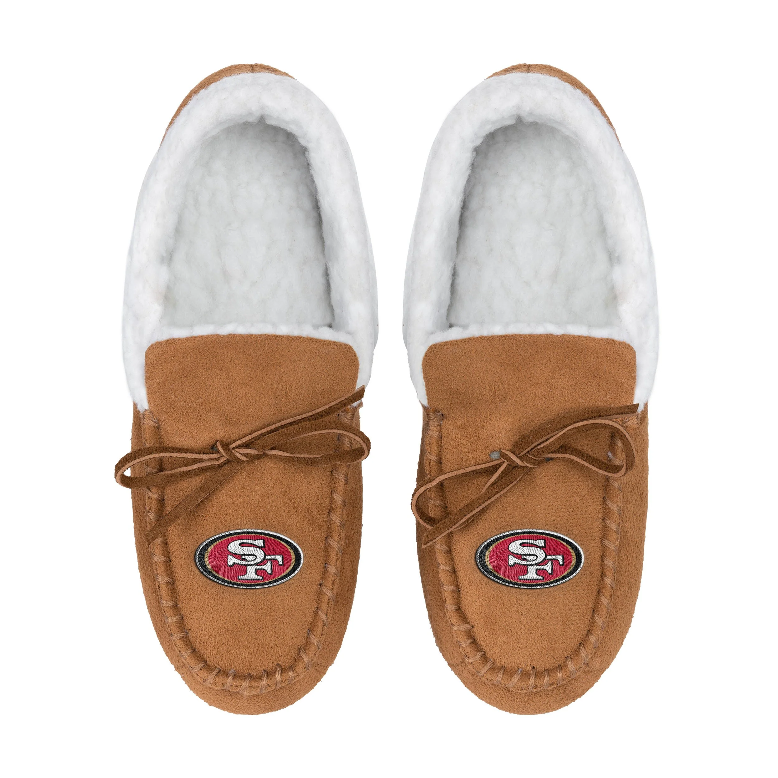 NFL Womens Tan Moccasin Slippers - Pick Your Team! - Image 23