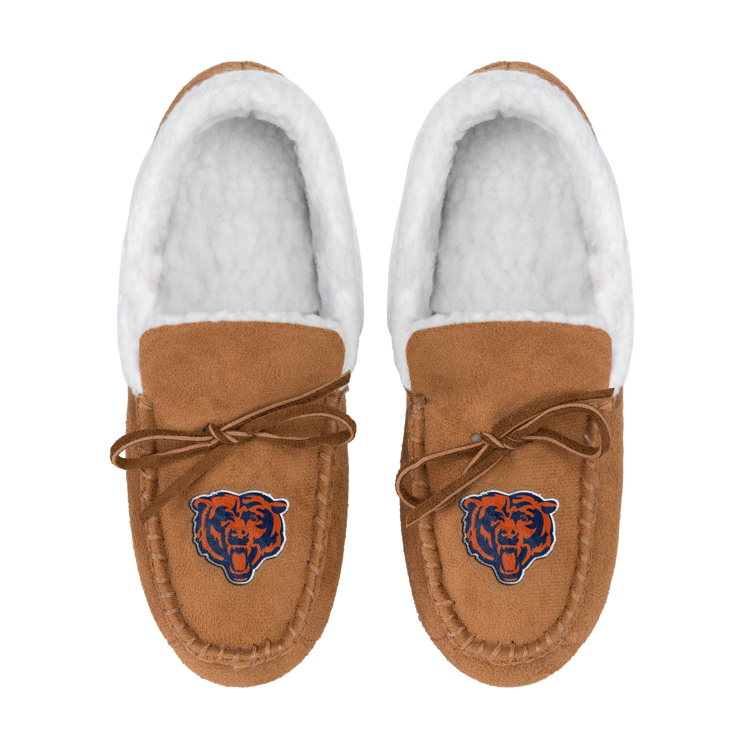 NFL Womens Tan Moccasin Slippers - Pick Your Team! - Image 7