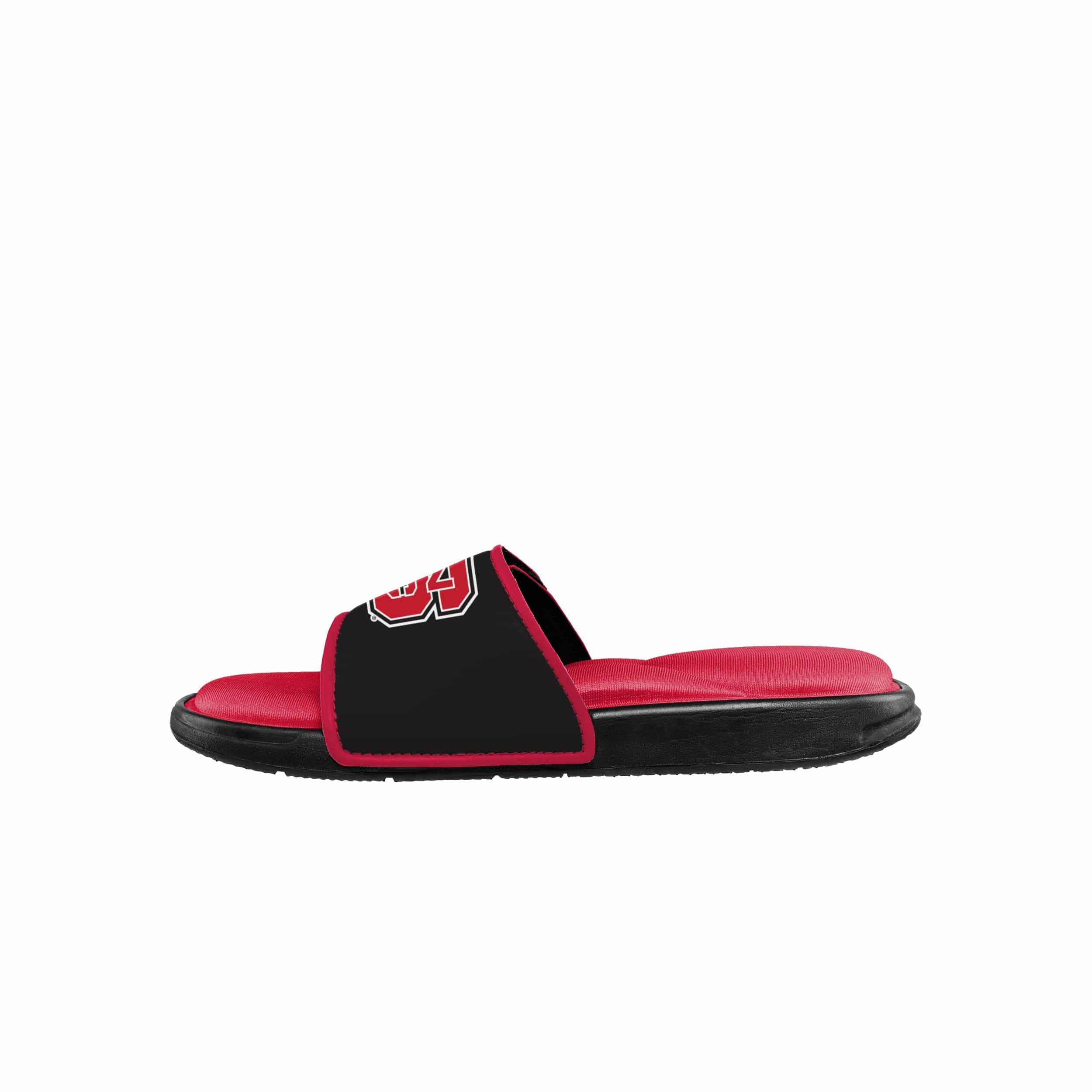 North Carolina State Wolfpack NCAA Mens Foam Sport Slide Sandals - Image 2