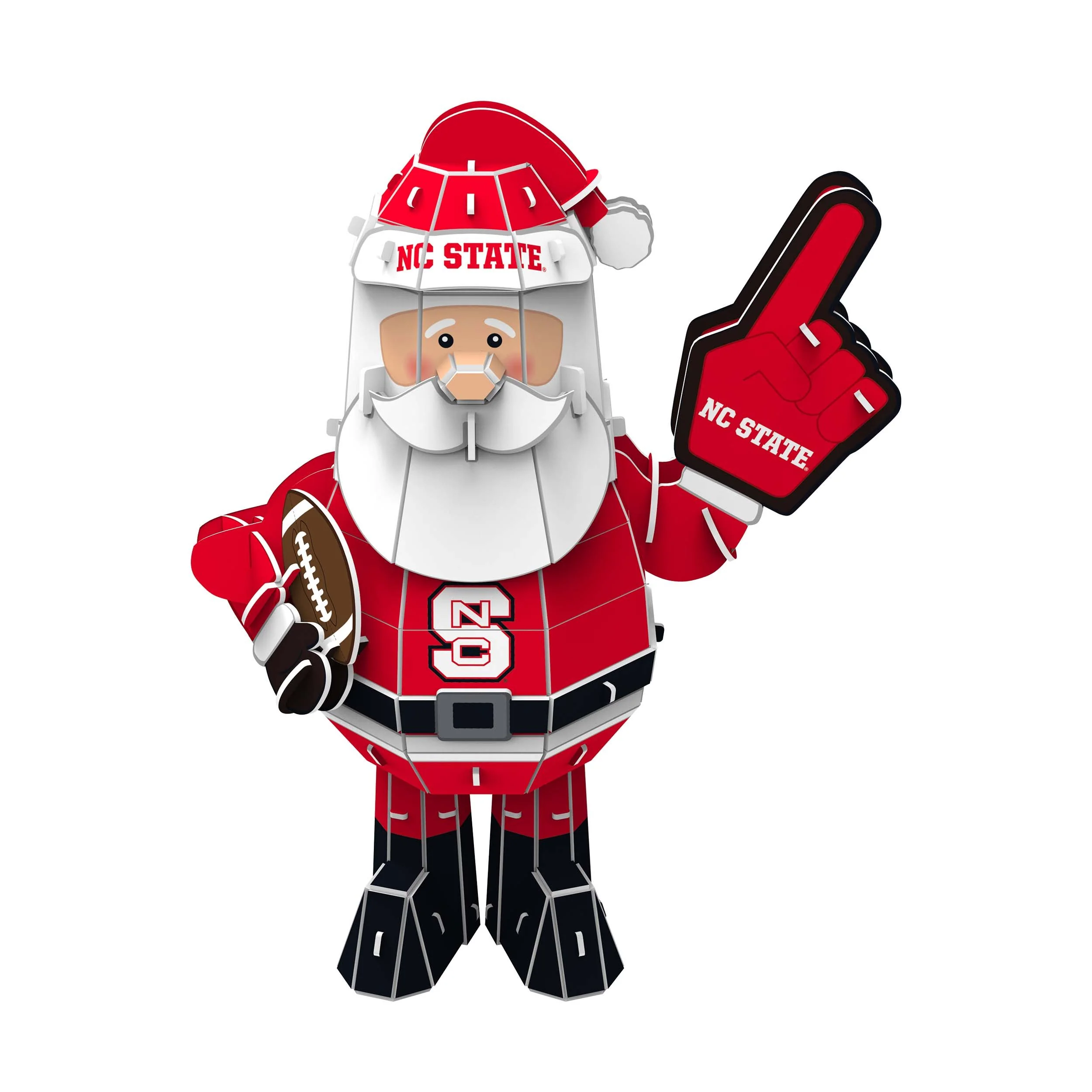 North Carolina State Wolfpack NCAA PZLZ Santa - Image 2