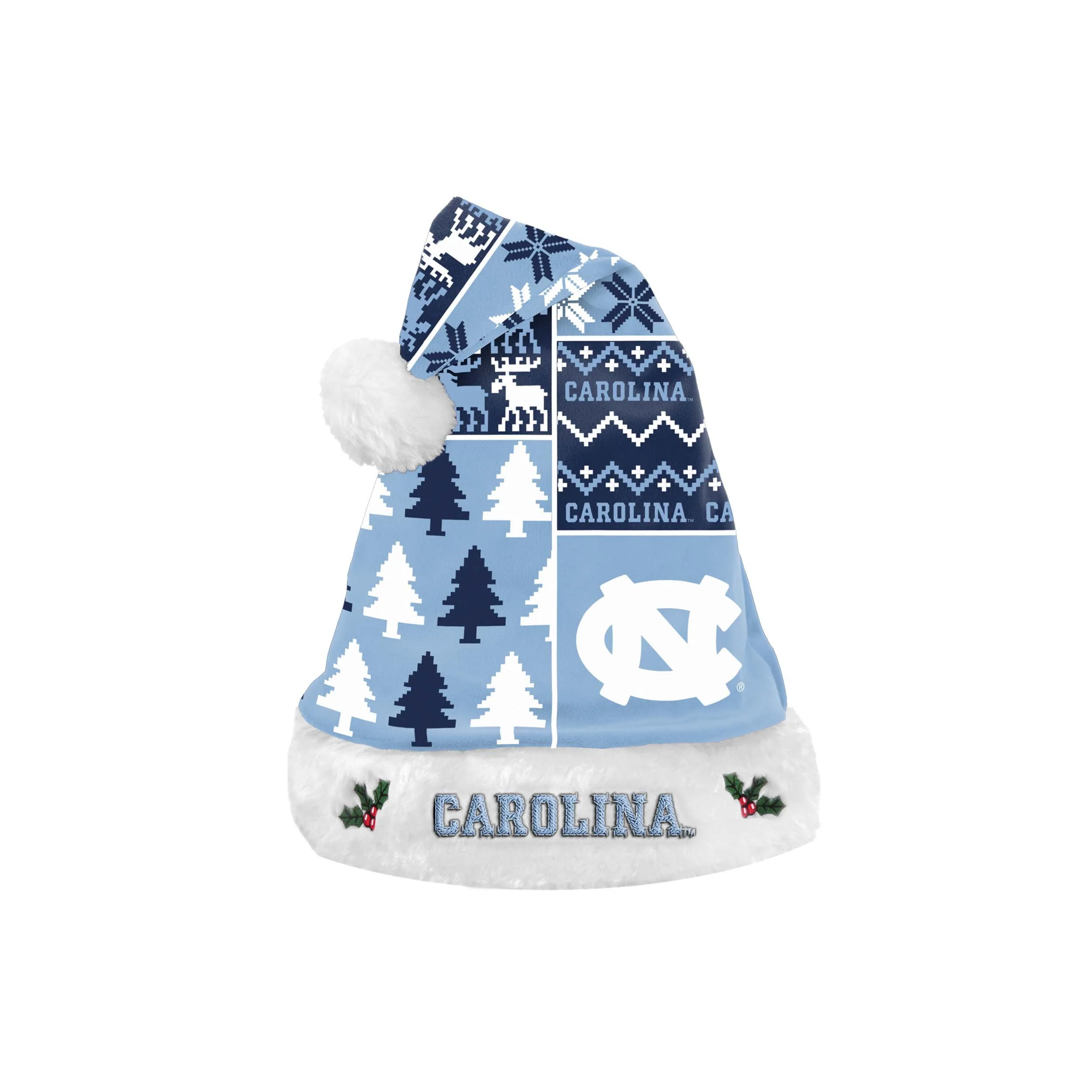 North Carolina Tar Heels NCAA Busy Block Family Holiday Pajamas - Image 7