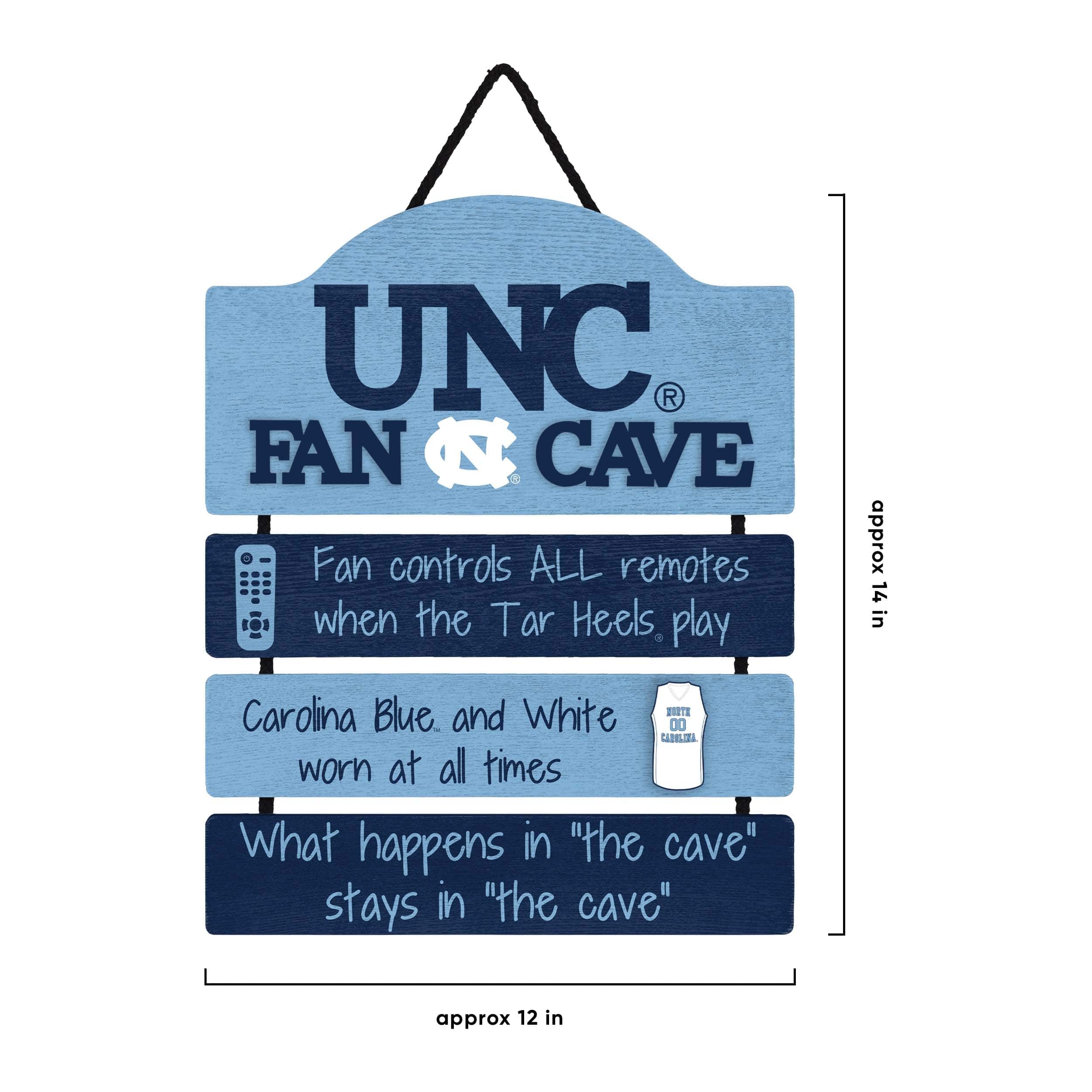 North Carolina Tar Heels NCAA Fancave Sign - Image 3