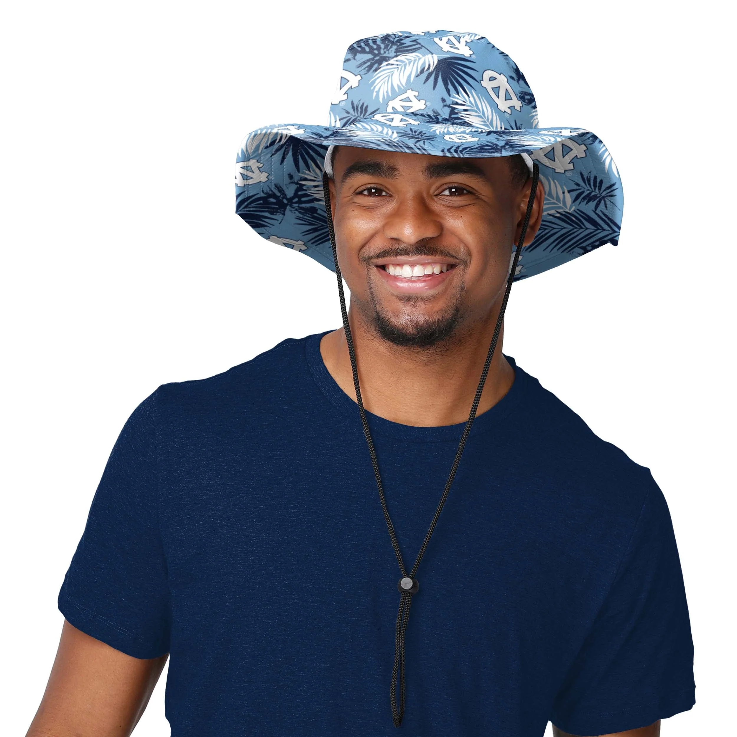 North Carolina Tar Heels NCAA Floral Boonie Hat - Image 2