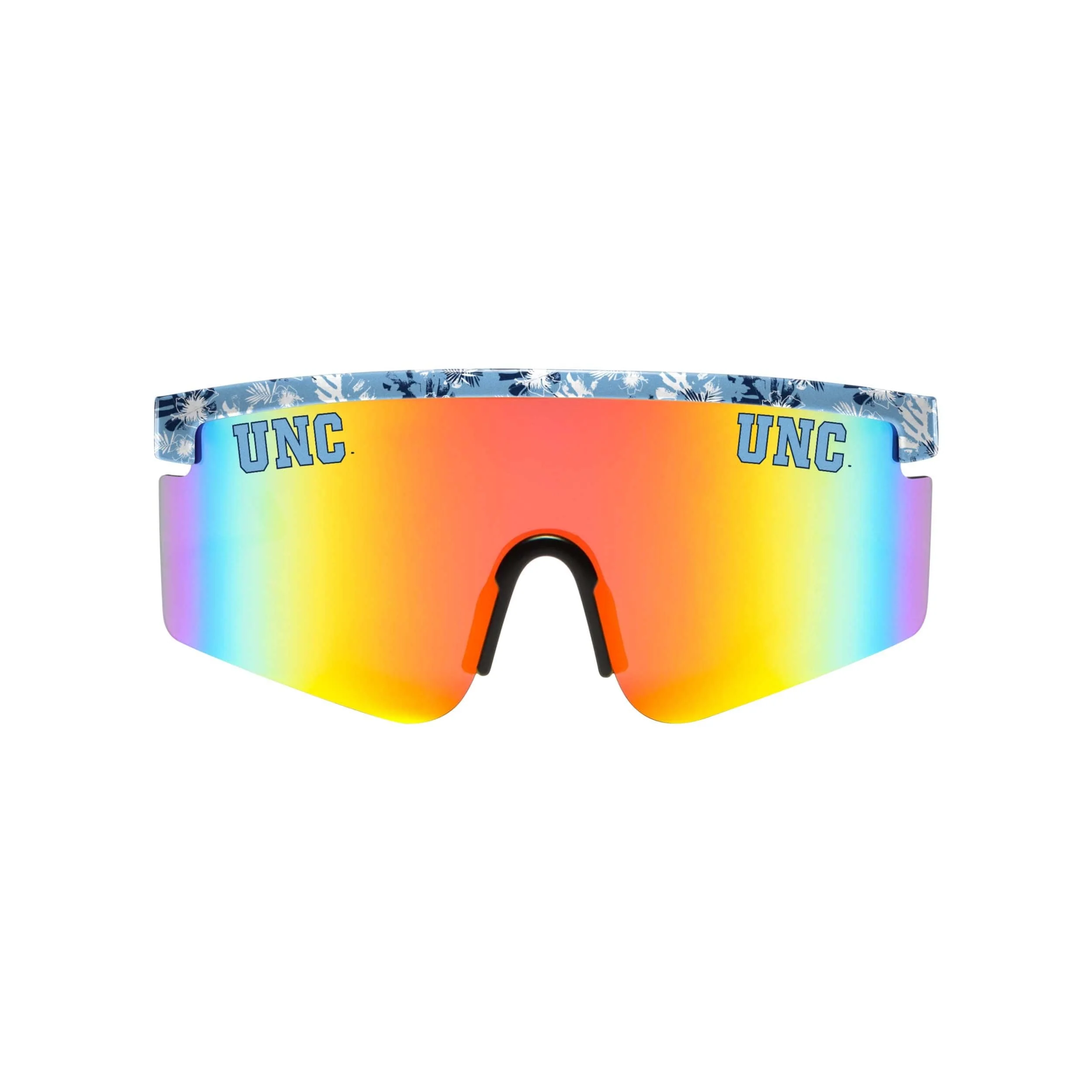 North Carolina Tar Heels NCAA Floral Large Frame Sunglasses - Image 2