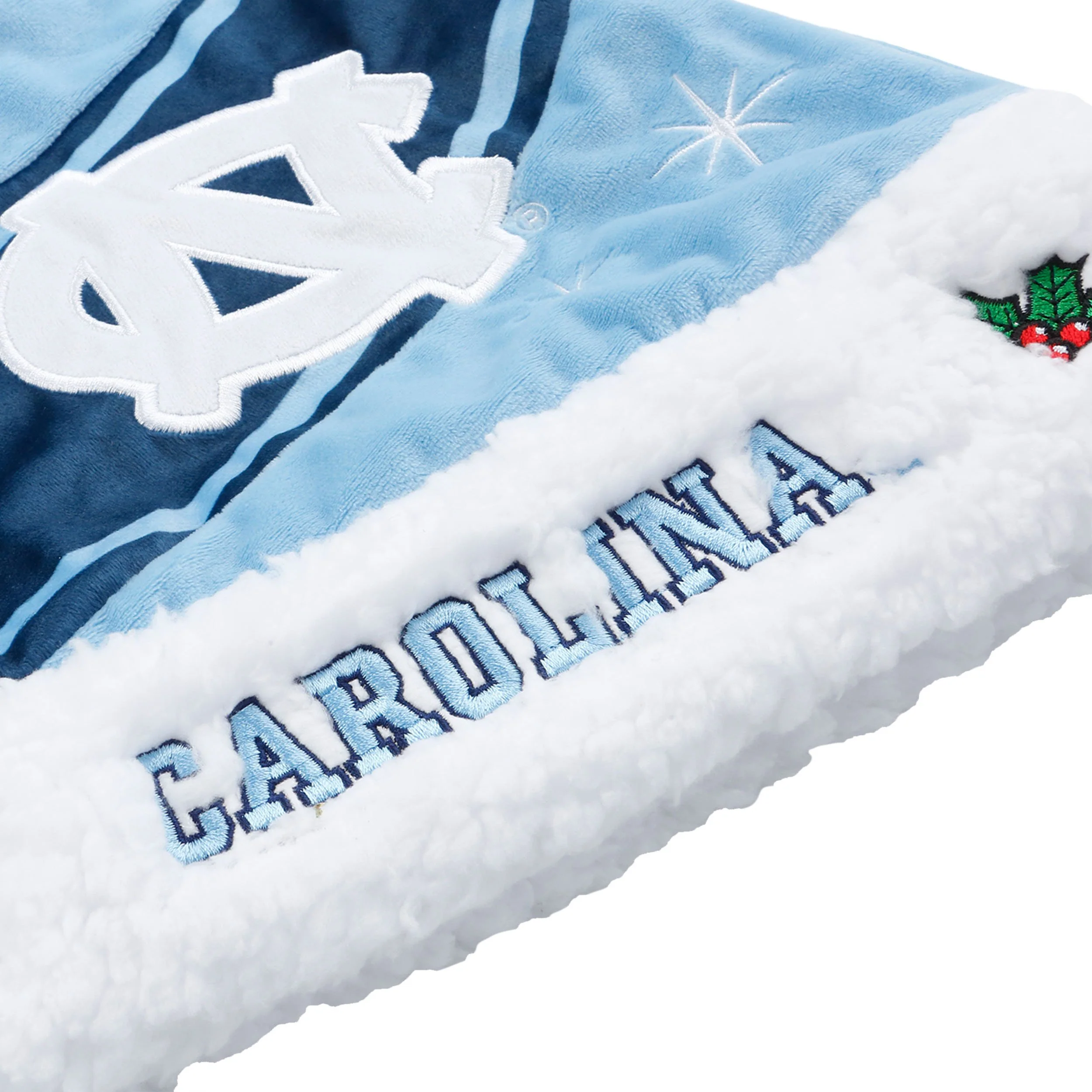 North Carolina Tar Heels NCAA High End Santa Hat - Image 2