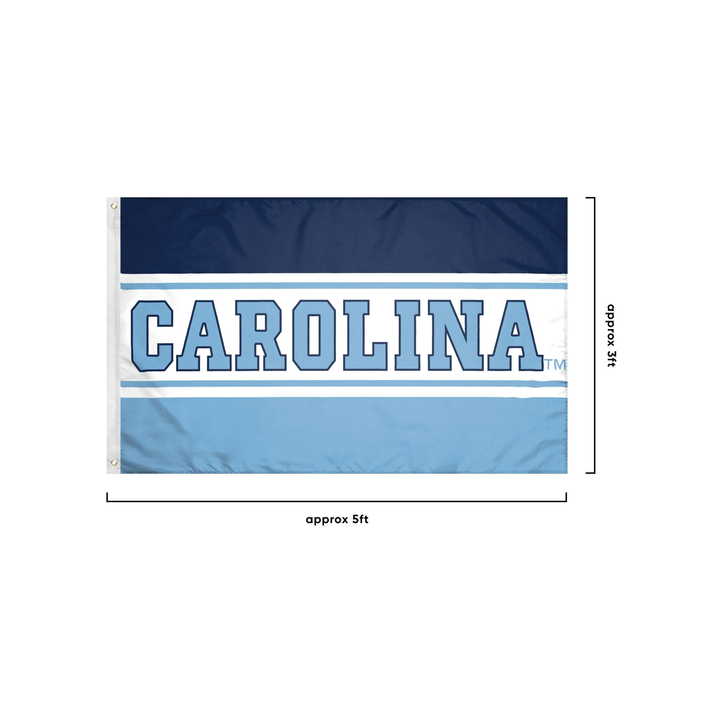 North Carolina Tar Heels NCAA Horizontal Flag - Image 4