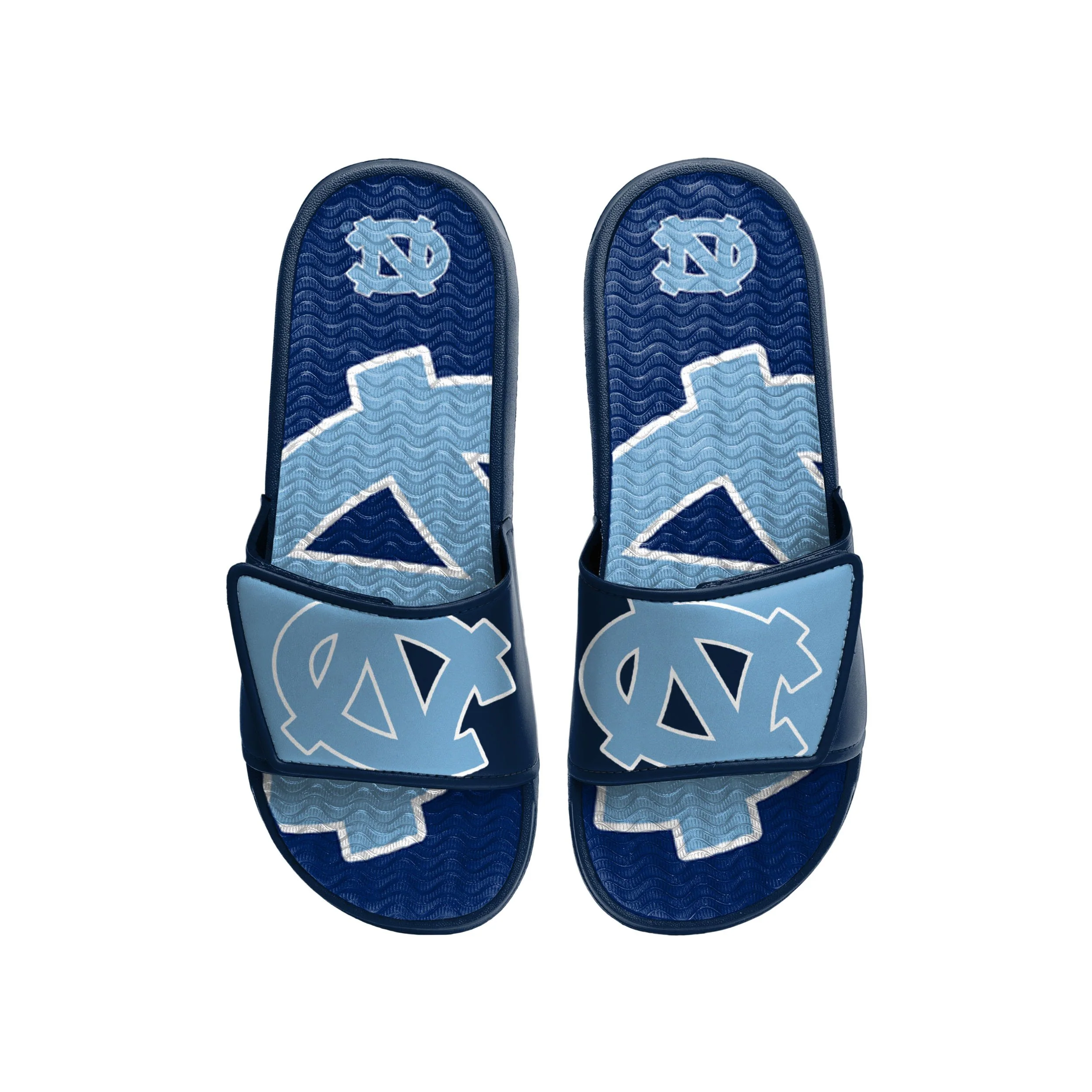 North Carolina Tar Heels NCAA Mens Colorblock Big Logo Gel Slide - Image 2