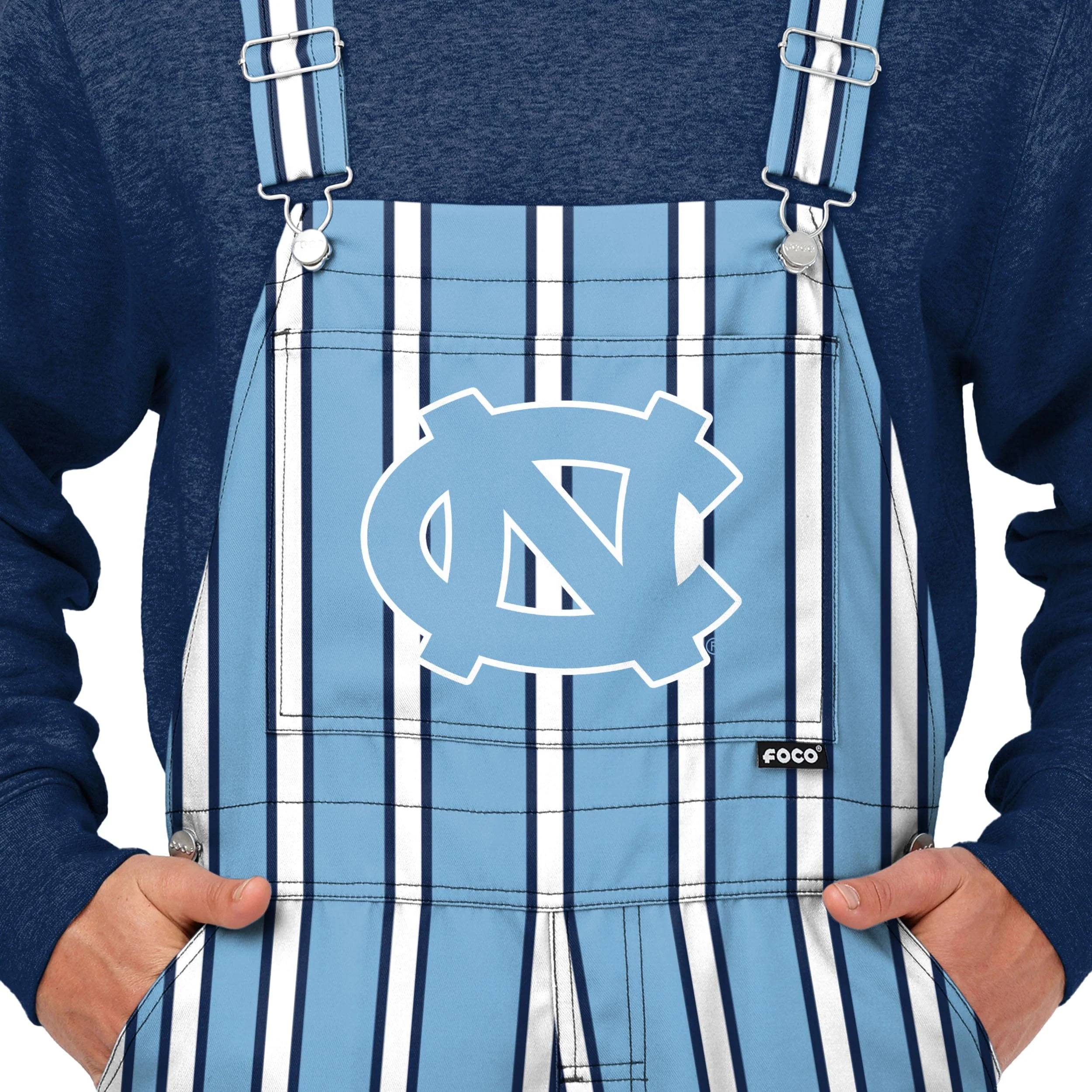 North Carolina Tar Heels NCAA Mens Sideline Spirit Bib Overalls - Image 4