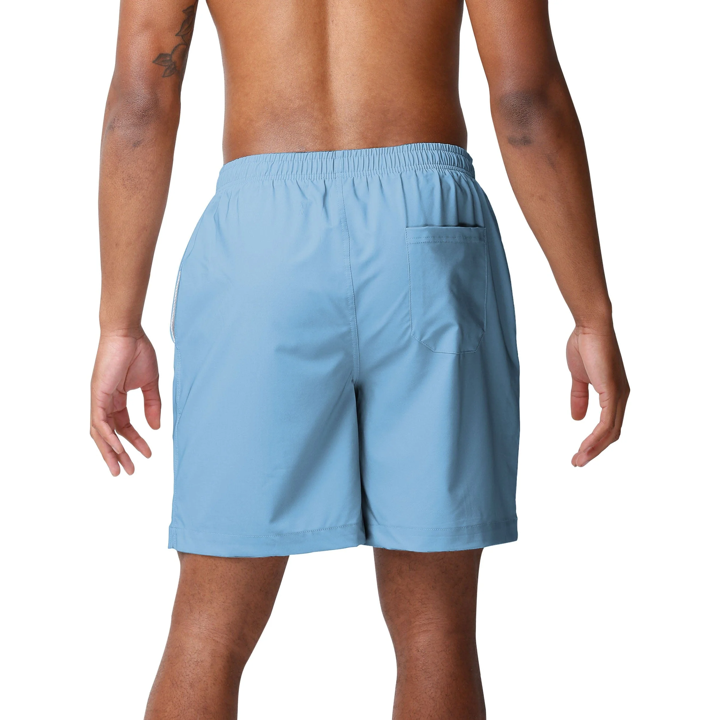 North Carolina Tar Heels NCAA Mens Solid Wordmark Traditional Swimming Trunks - Image 3