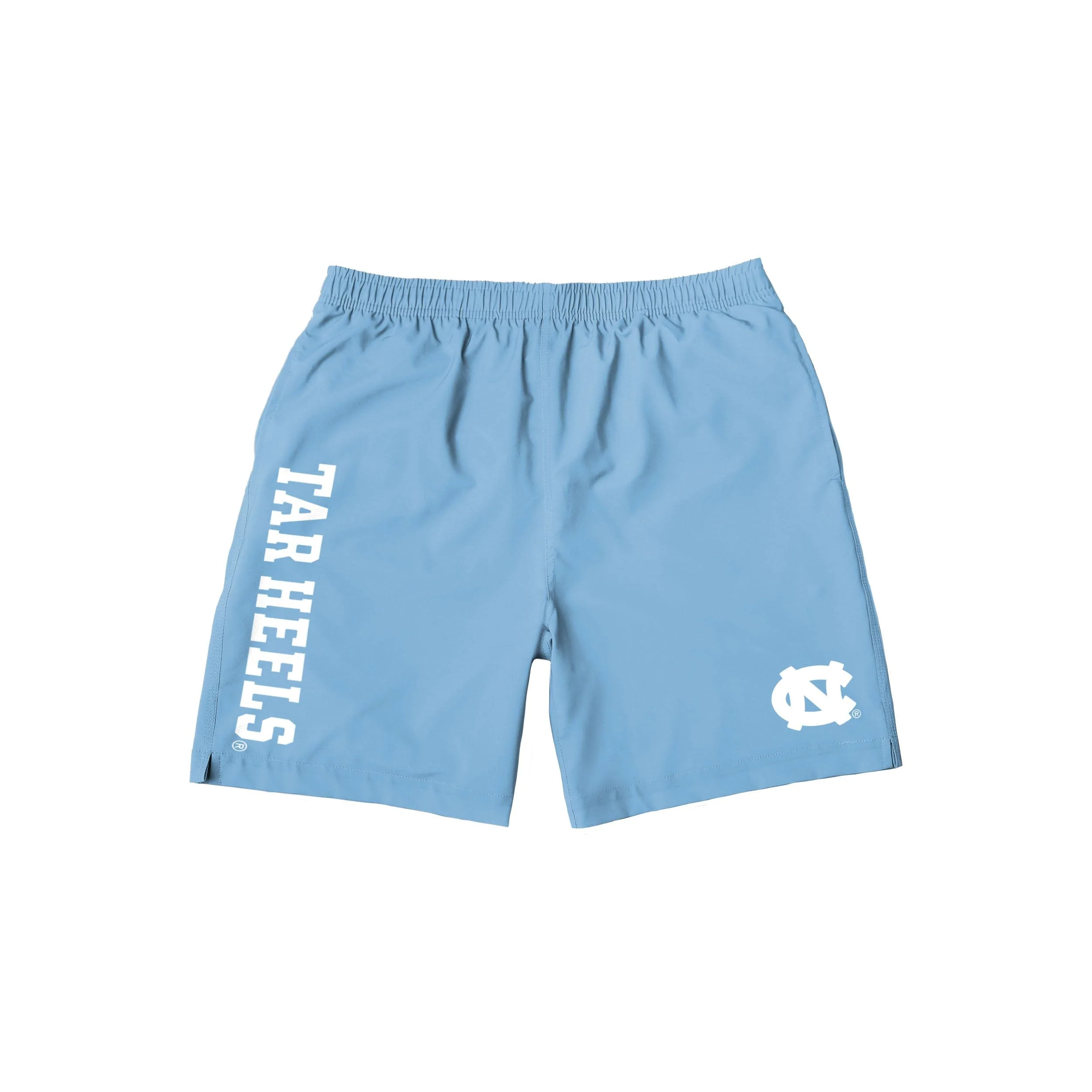 North Carolina Tar Heels NCAA Mens Solid Wordmark Traditional Swimming Trunks - Image 4
