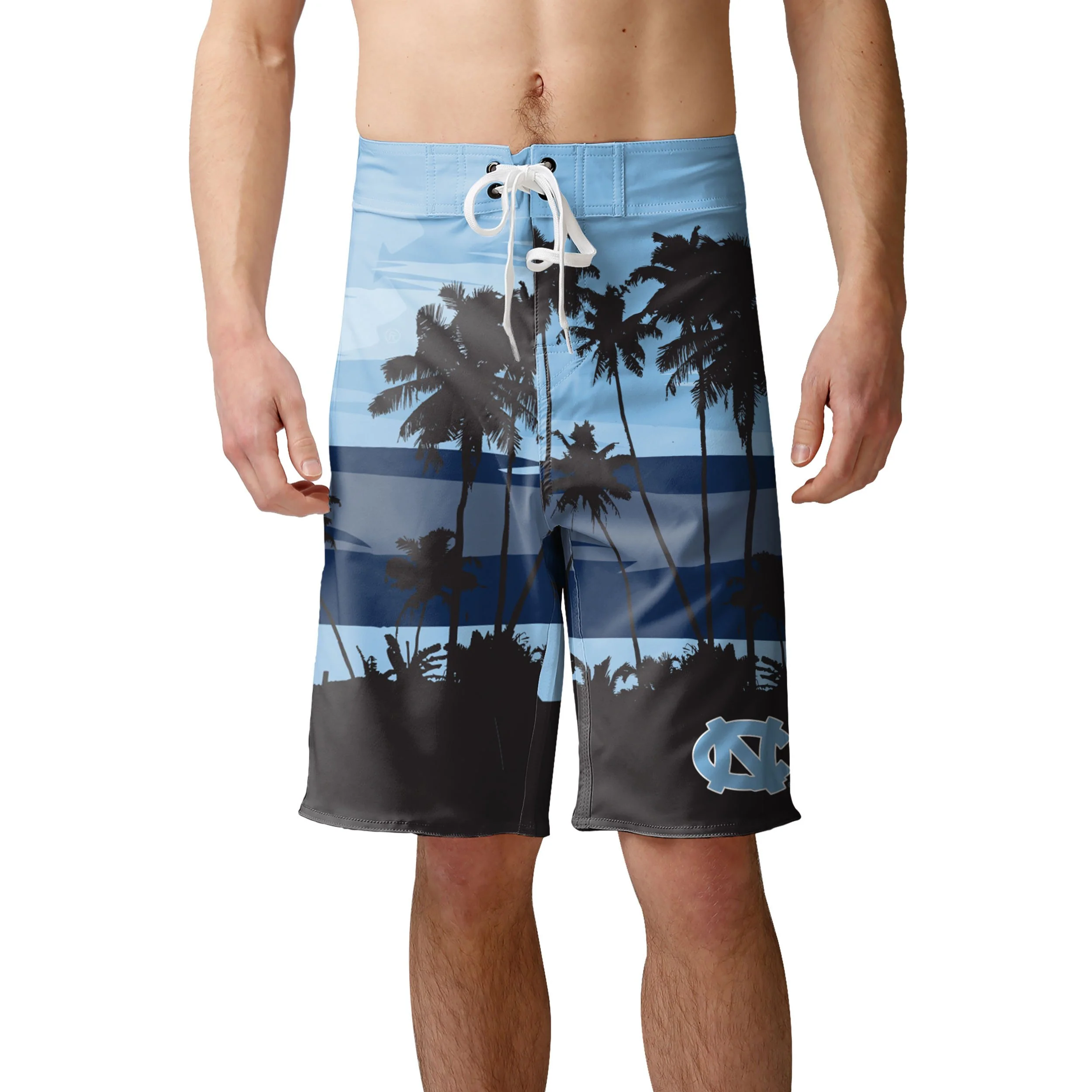 North Carolina Tar Heels NCAA Mens Sunset Boardshorts - Image 2