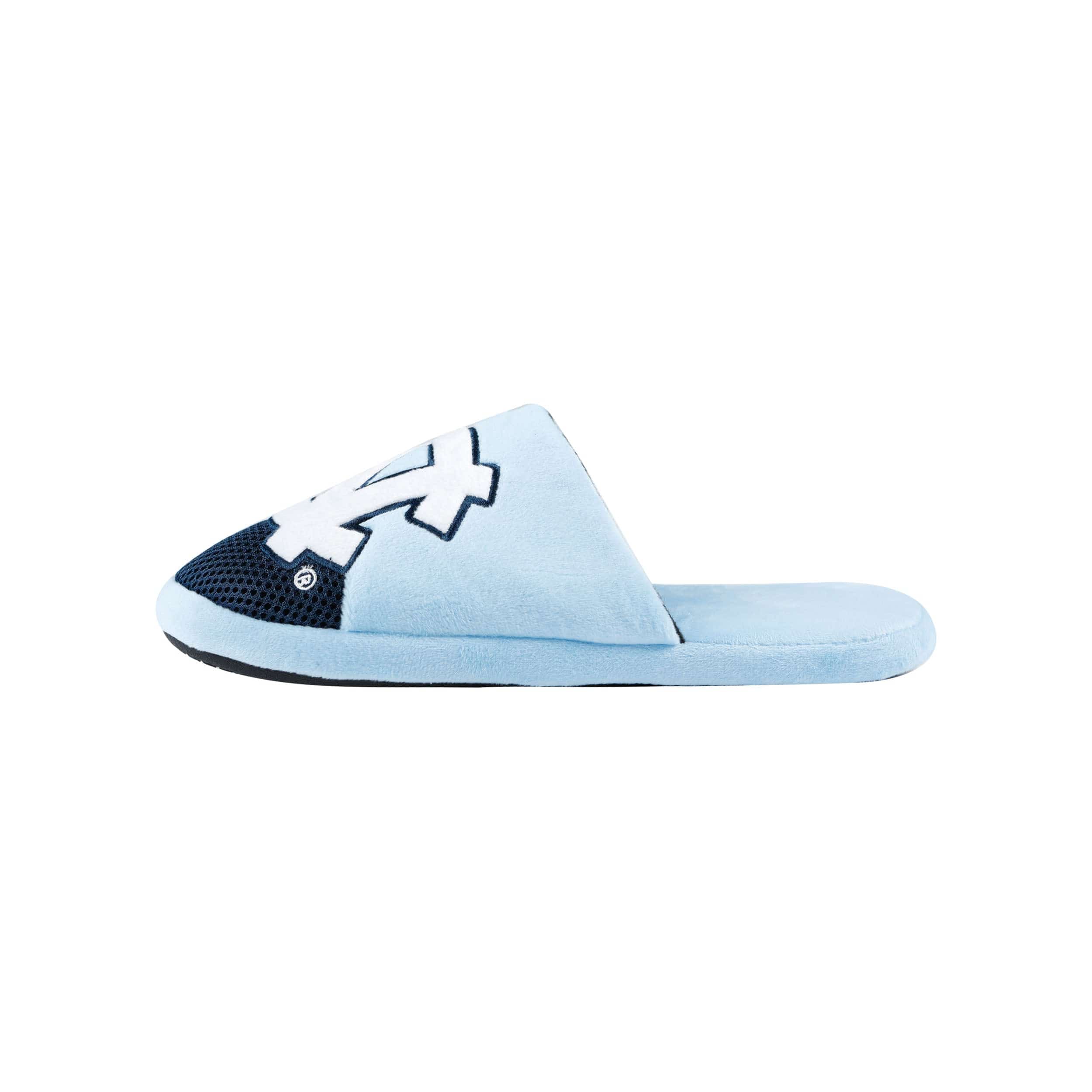 North Carolina Tar Heels NCAA Mens Team Logo Staycation Slippers - Image 2
