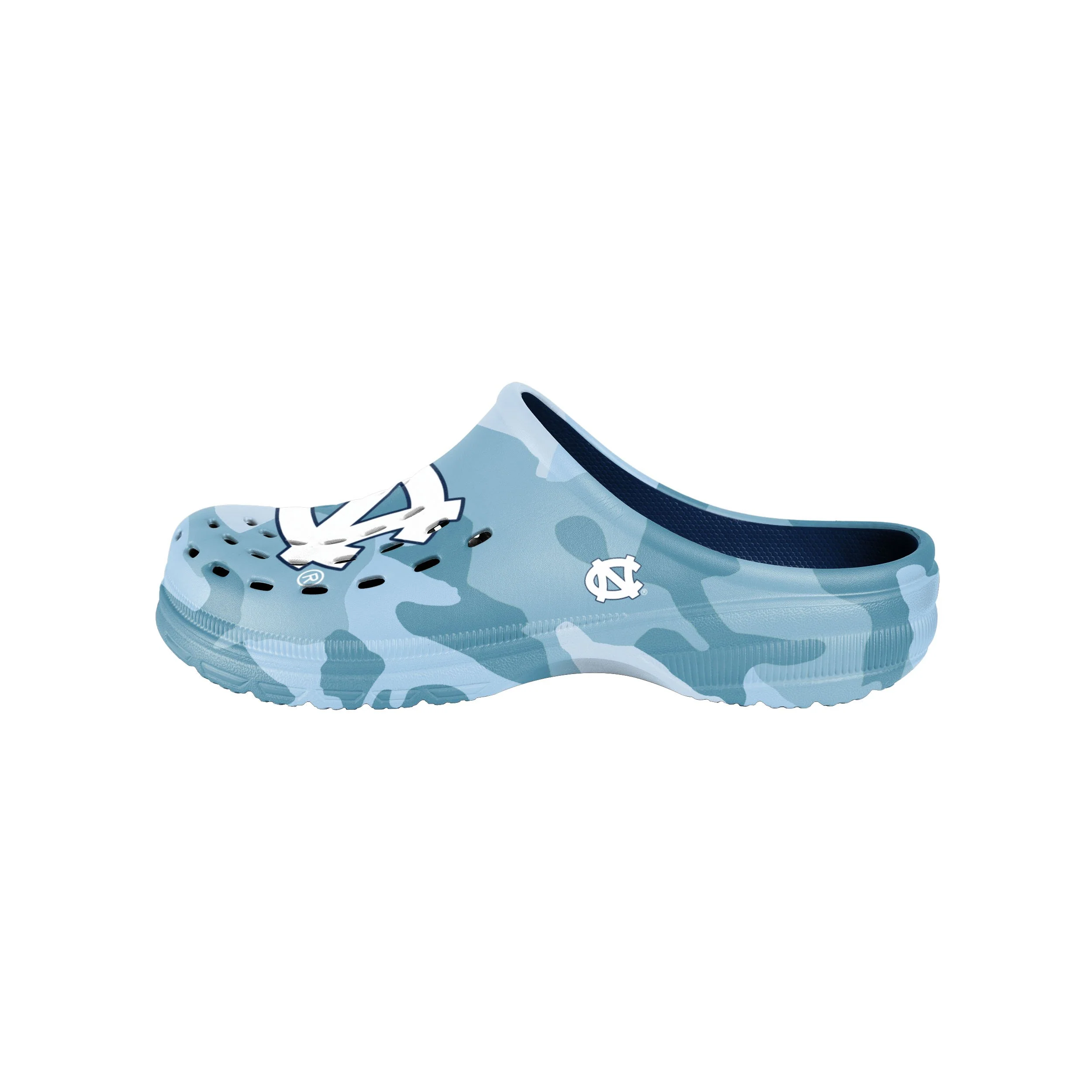 North Carolina Tar Heels NCAA Mens Tonal Camo Clog - Image 2