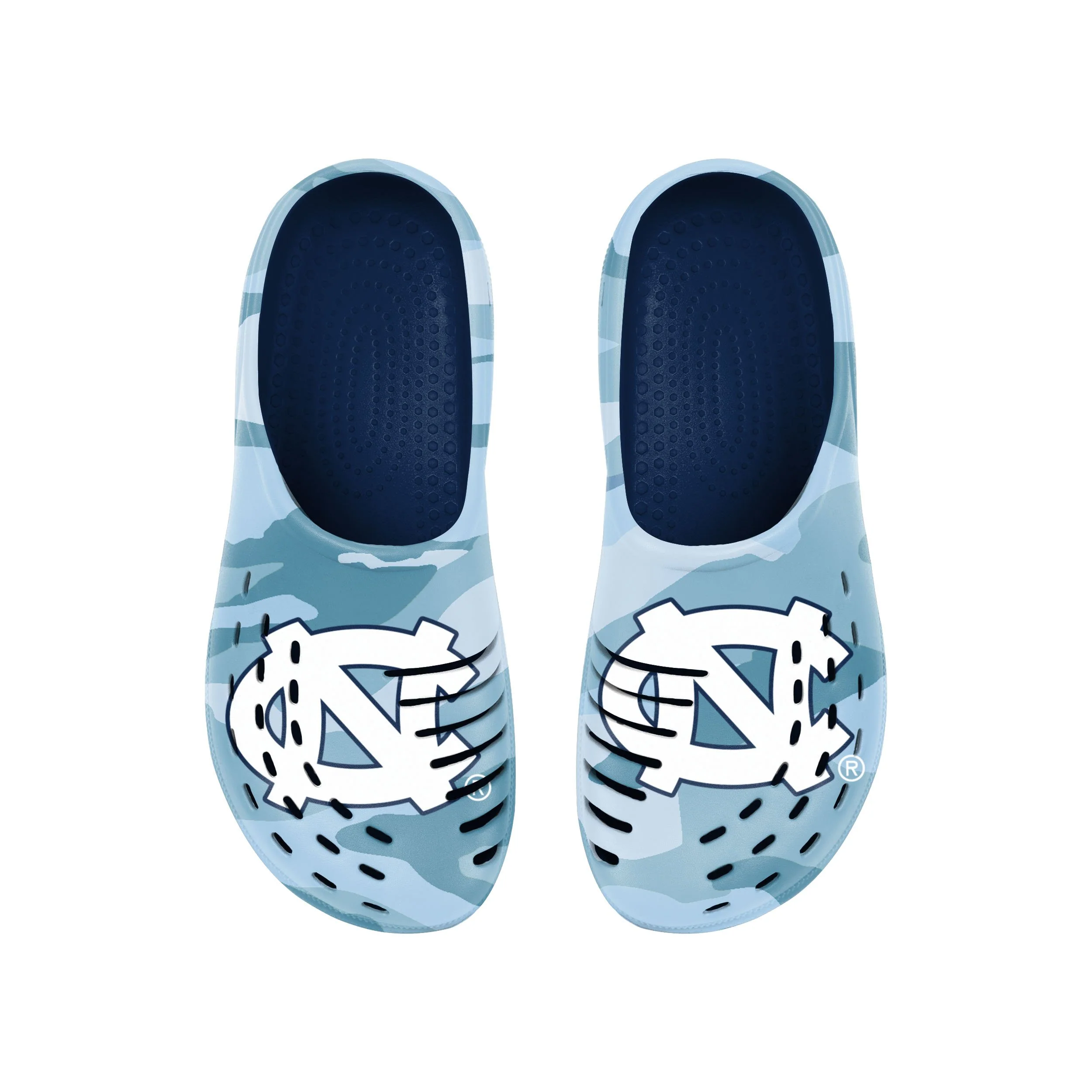 North Carolina Tar Heels NCAA Mens Tonal Camo Clog - Image 4