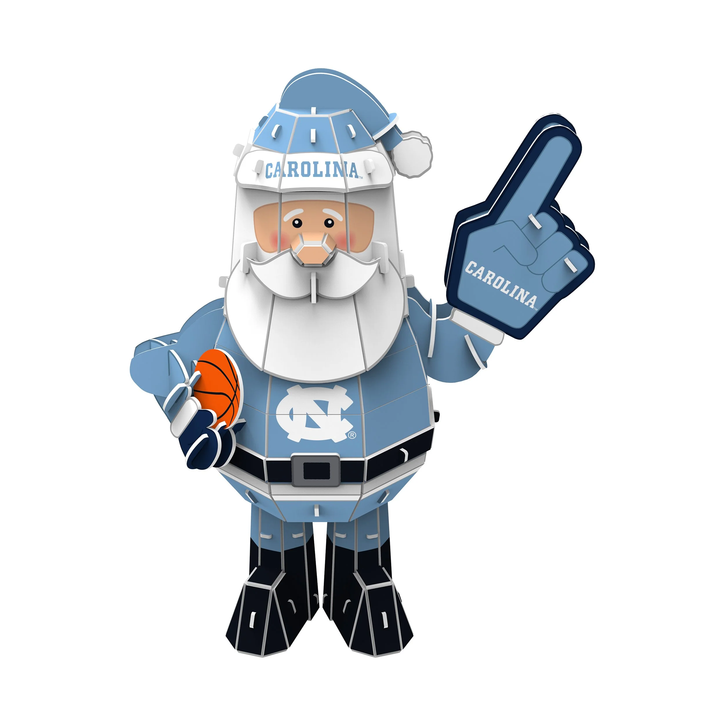 North Carolina Tar Heels NCAA PZLZ Santa - Image 2