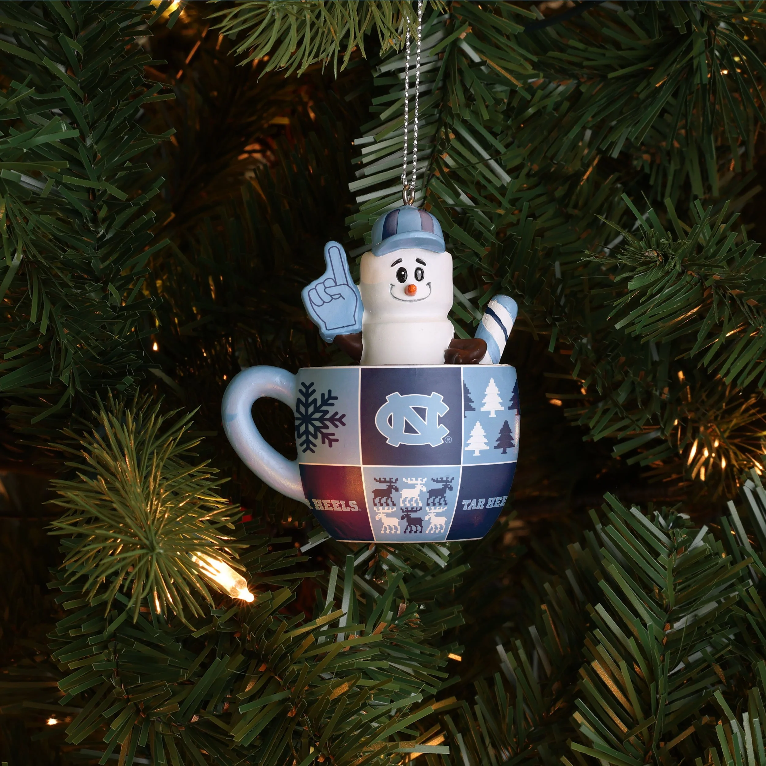 North Carolina Tar Heels NCAA Smores Mug Ornament - Image 2