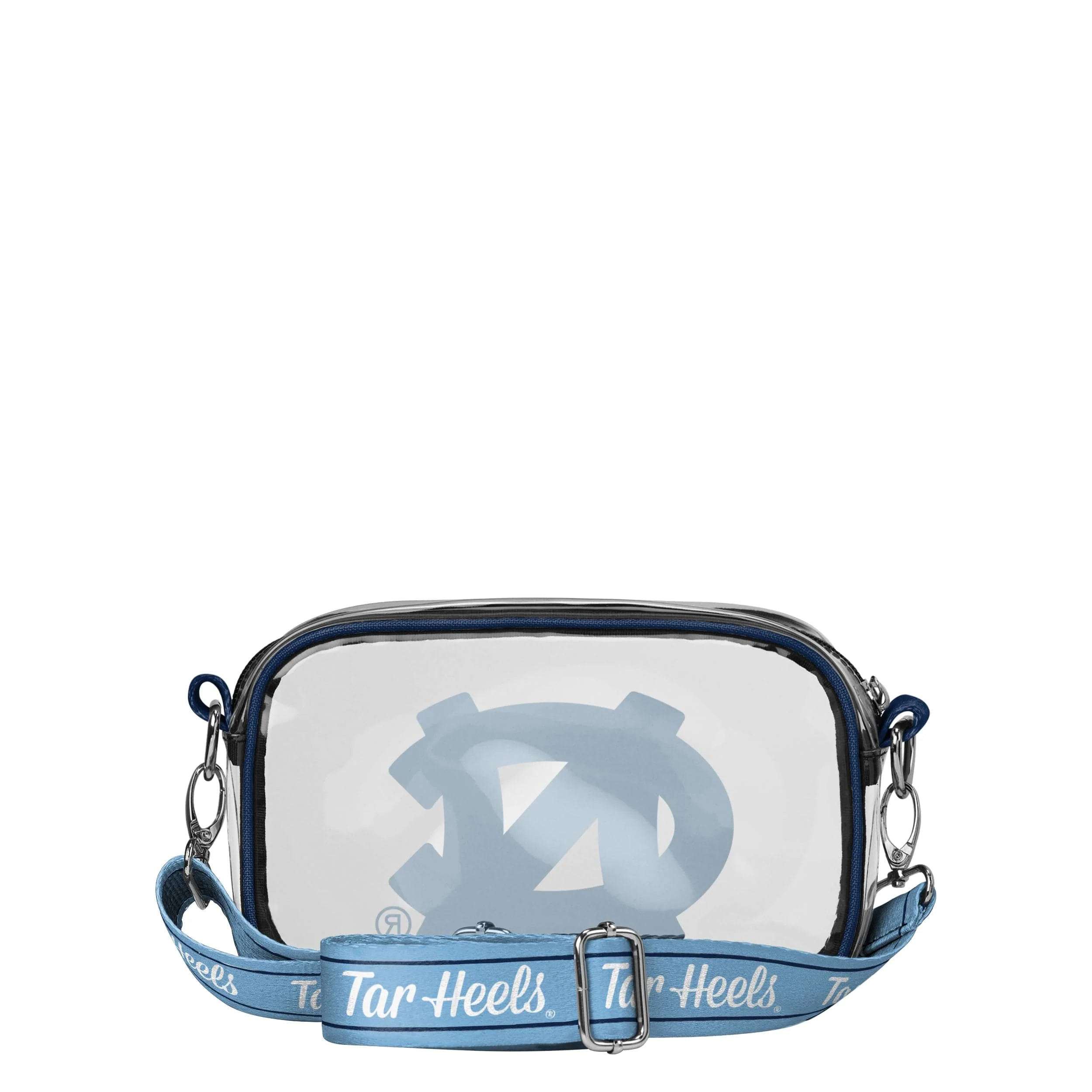 North Carolina Tar Heels NCAA Team Stripe Clear Crossbody Bag - Image 5