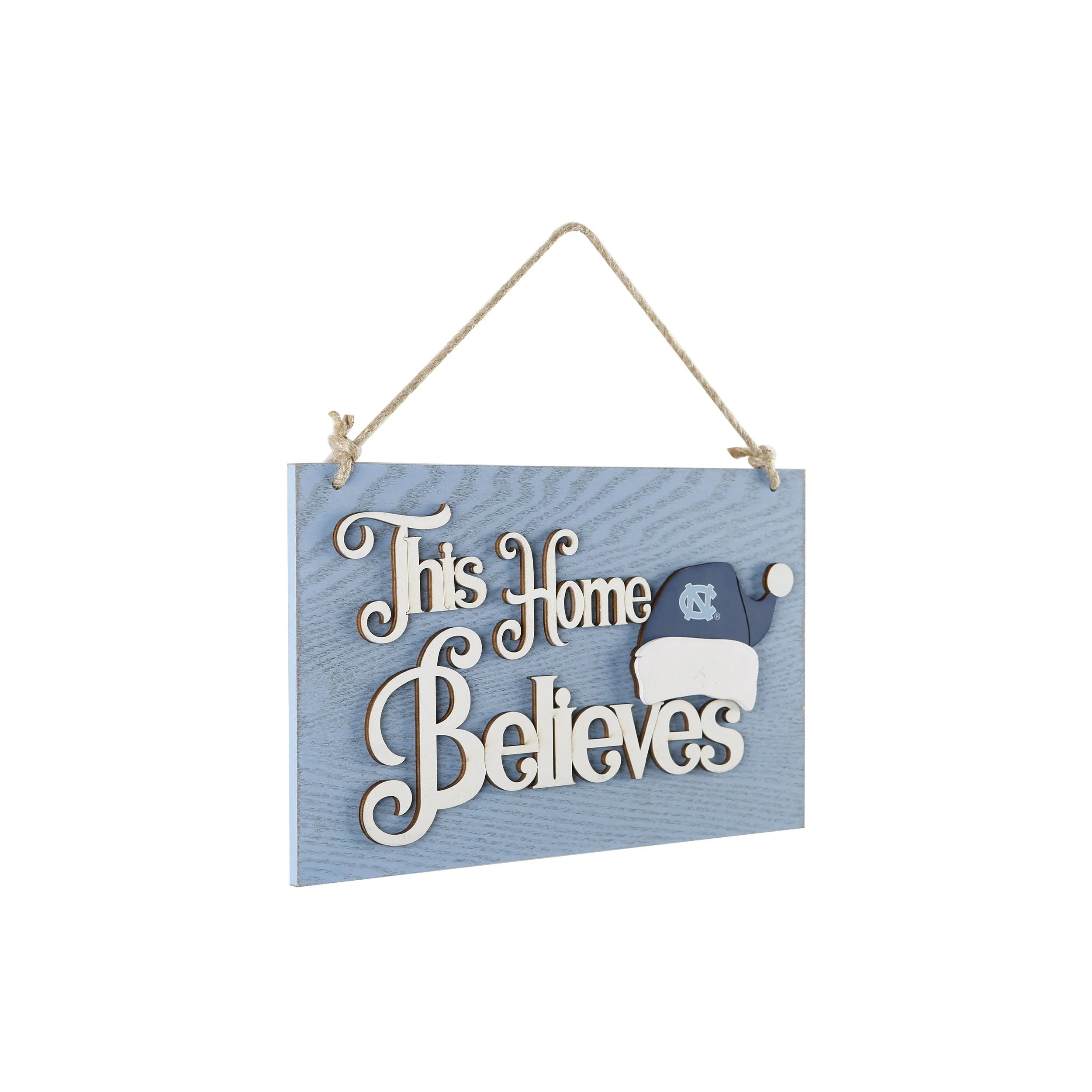 North Carolina Tar Heels NCAA This Home Believes Wall Sign - Image 2