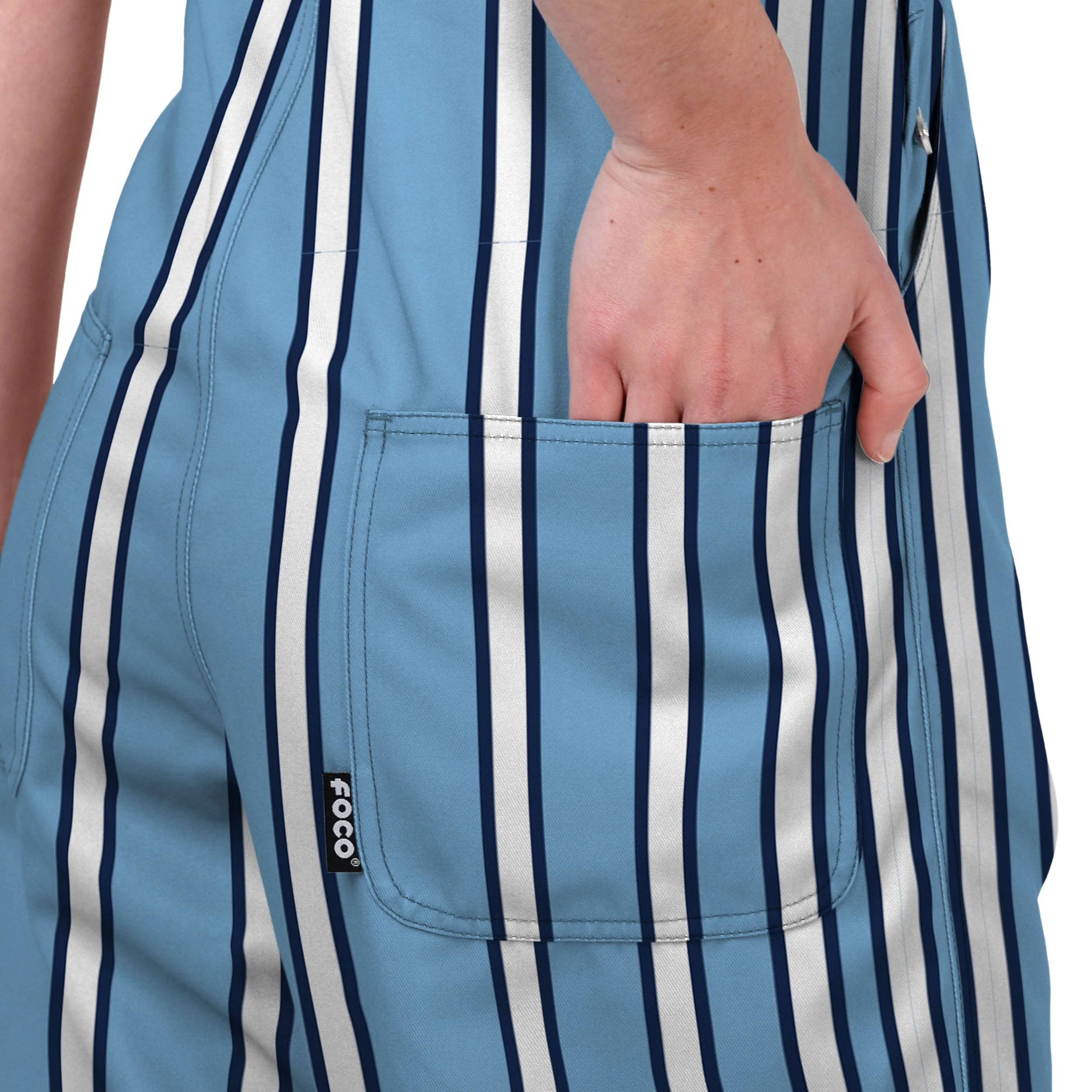 North Carolina Tar Heels NCAA Womens Sideline Spirit Bib Overalls - Image 6