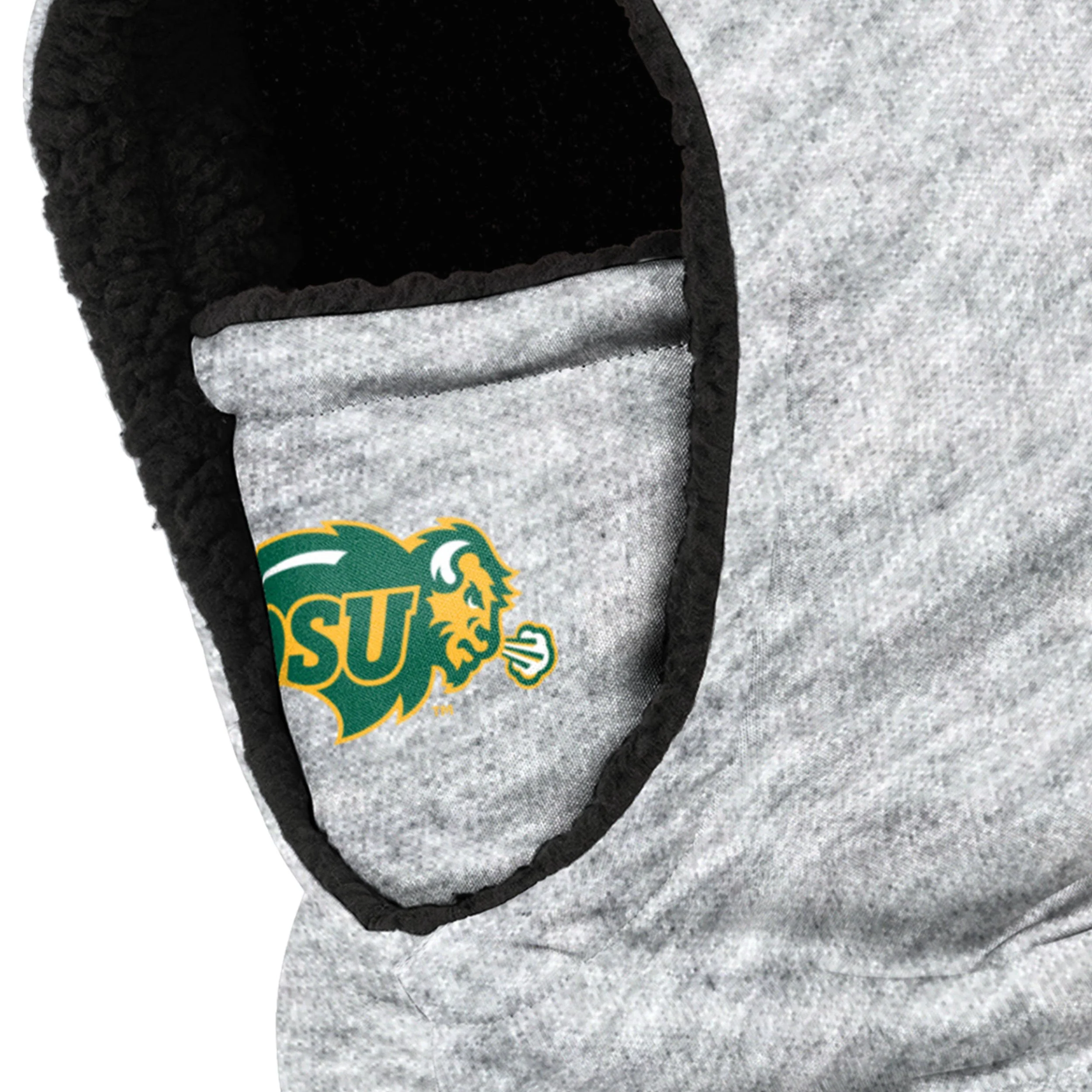 North Dakota State Bison NCAA Heather Grey Big Logo Hooded Gaiter - Image 3