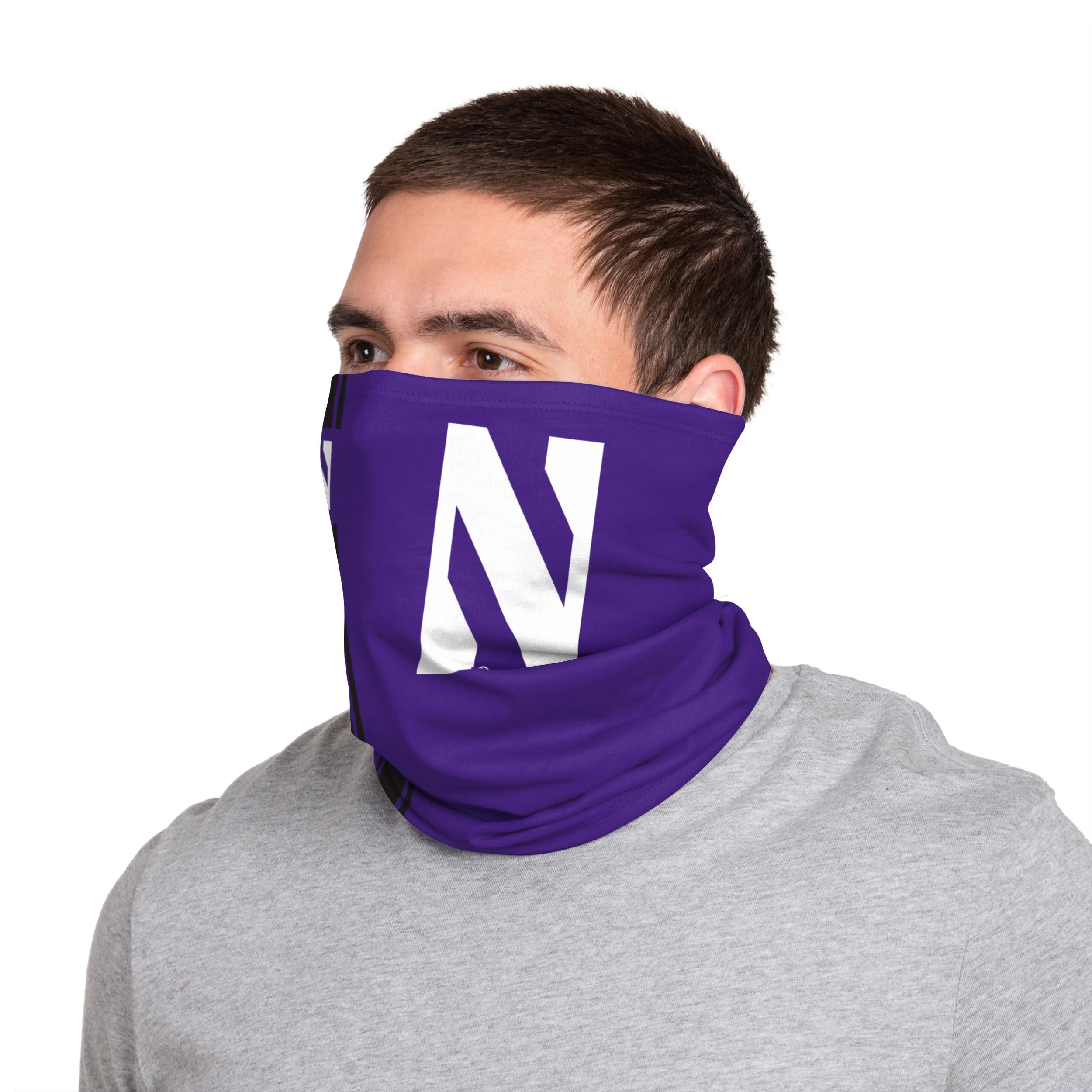 Northwestern Wildcats NCAA On-Field Sideline Logo Gaiter Scarf - Image 2