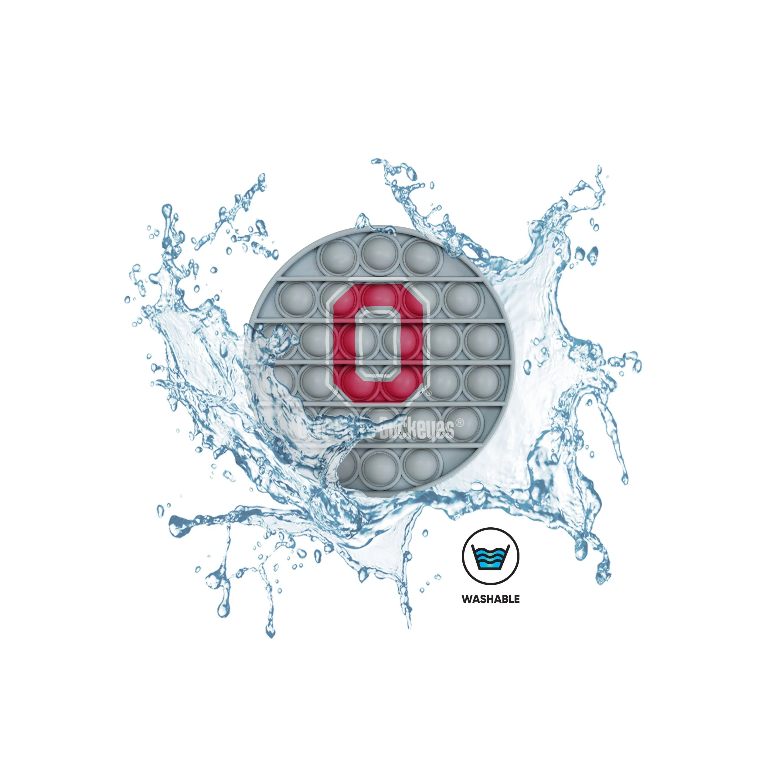 Ohio State Buckeyes NCAA 2 Pack Helmet & Circle Push-Itz Fidget - Image 5