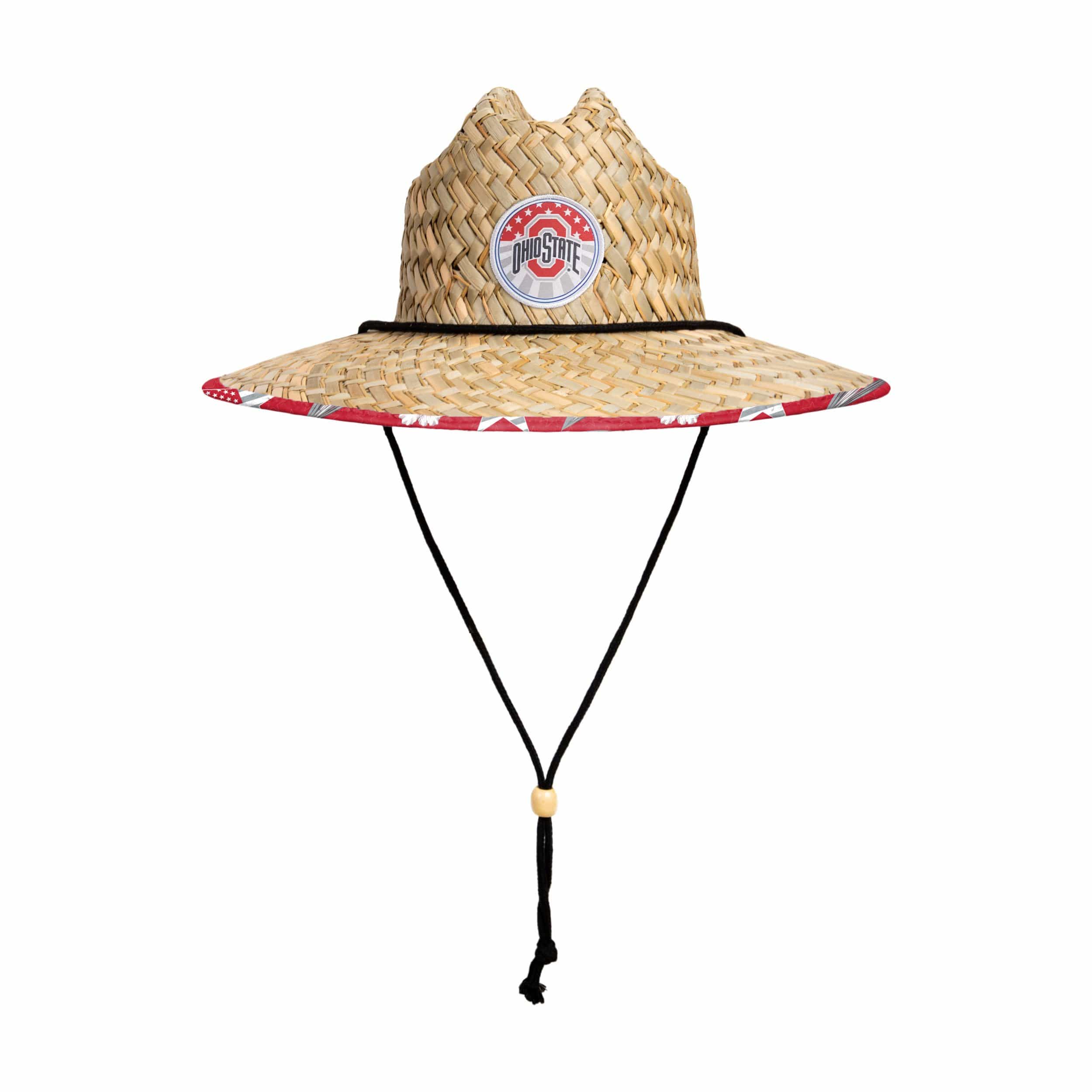 Ohio State Buckeyes NCAA Americana Straw Hat - Image 3