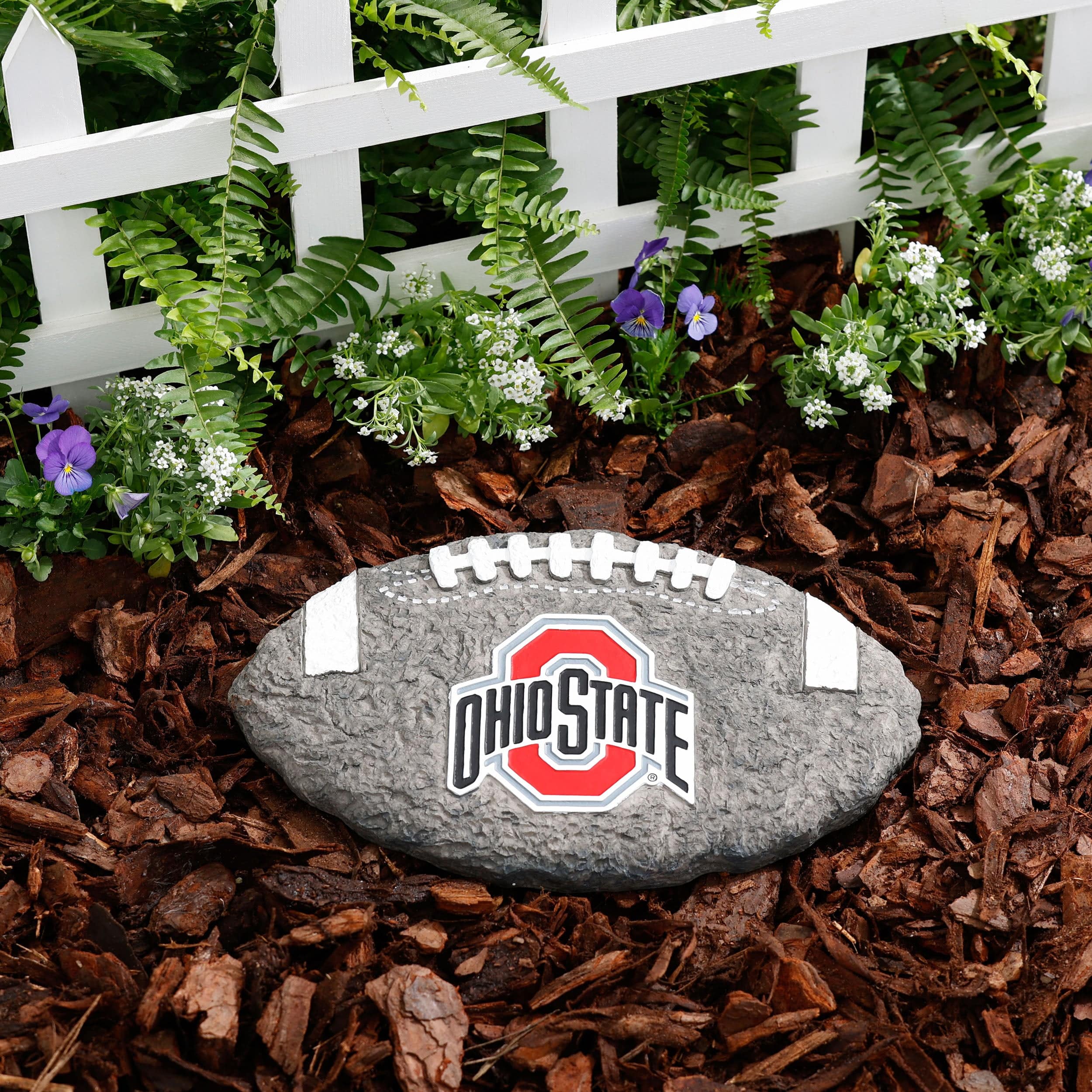 Ohio State Buckeyes NCAA Ball Garden Stone - Image 2