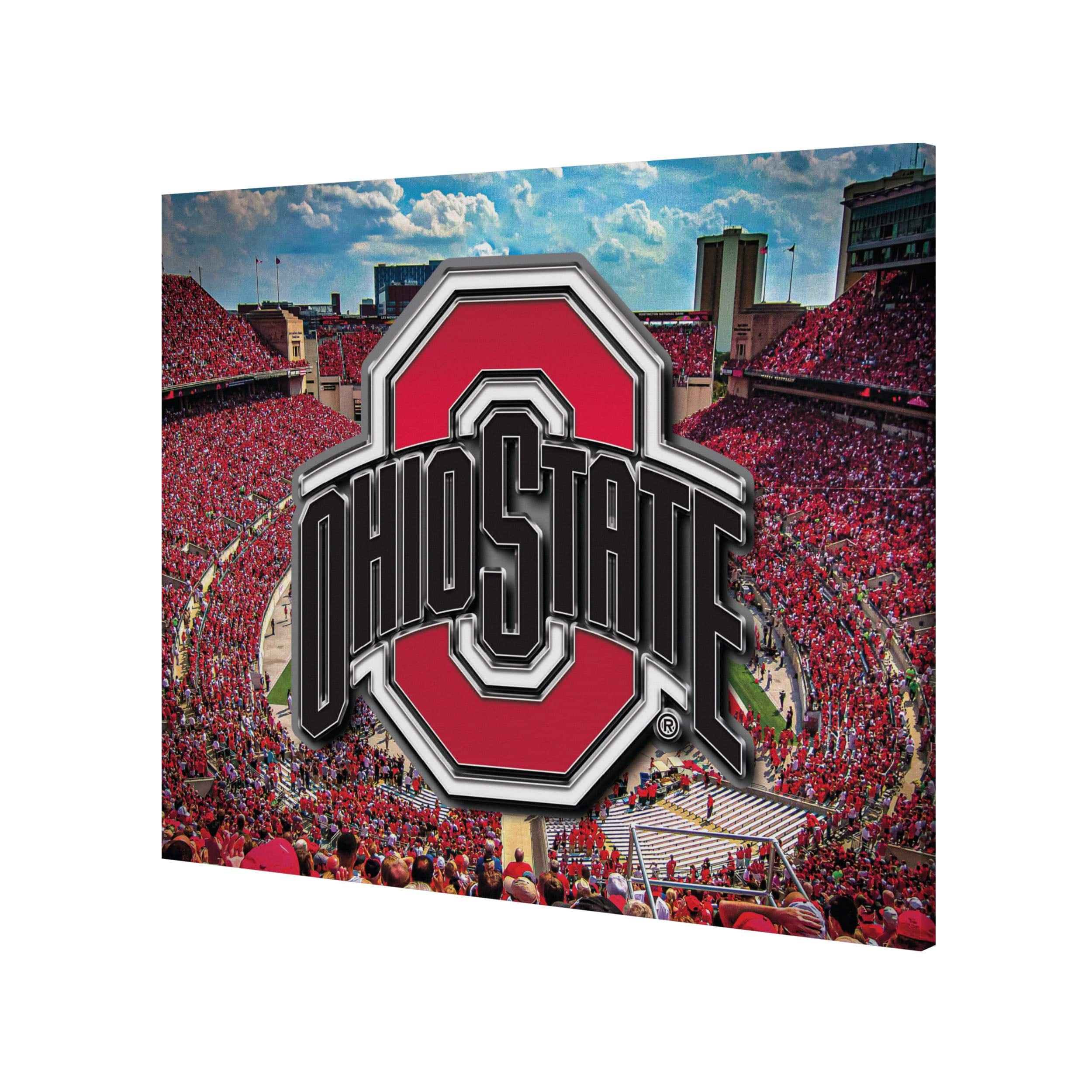 Ohio State Buckeyes NCAA Canvas Wall Sign - Image 2
