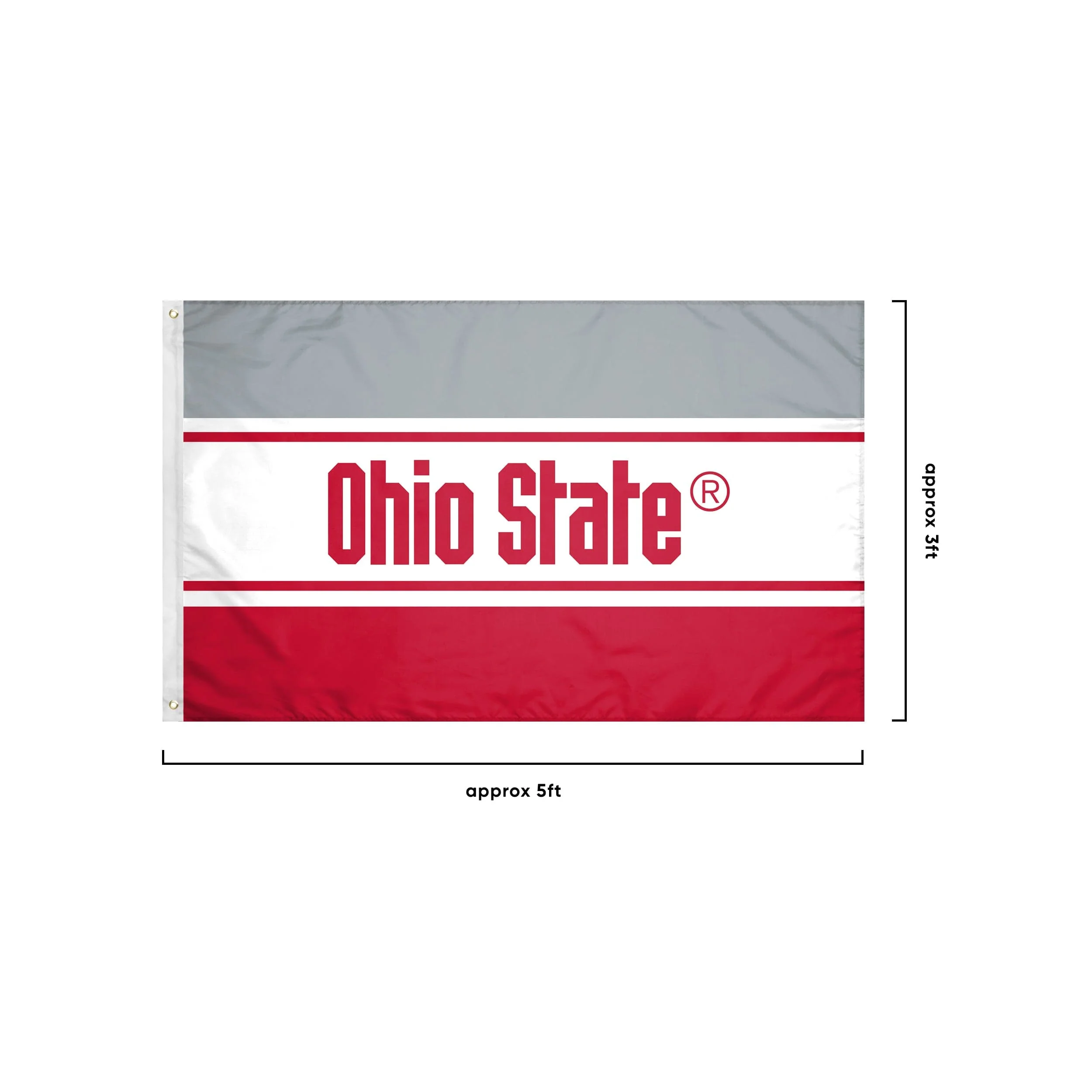 Ohio State Buckeyes NCAA Horizontal Flag - Image 4
