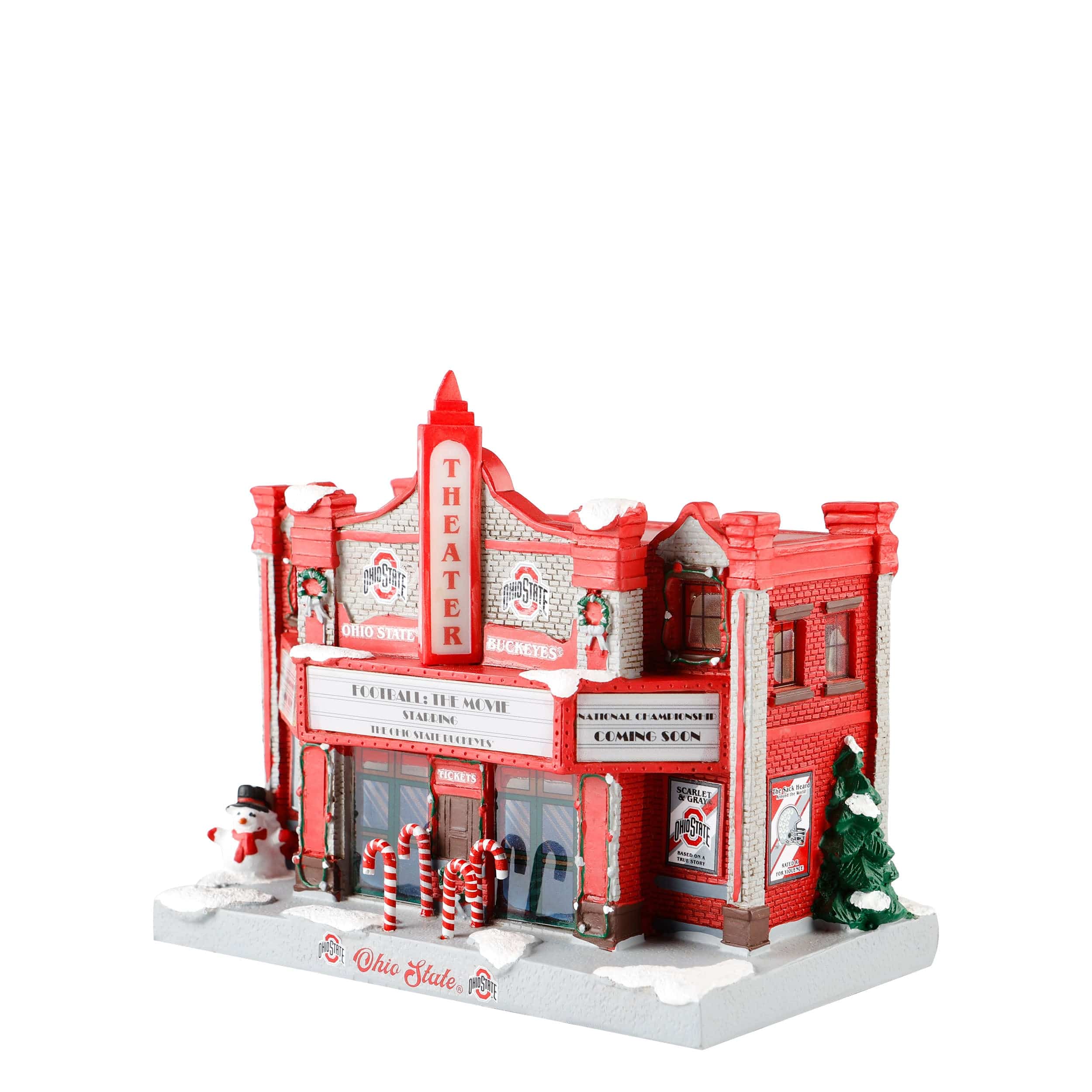 Ohio State Buckeyes NCAA Light Up Resin Team Theater - Image 3