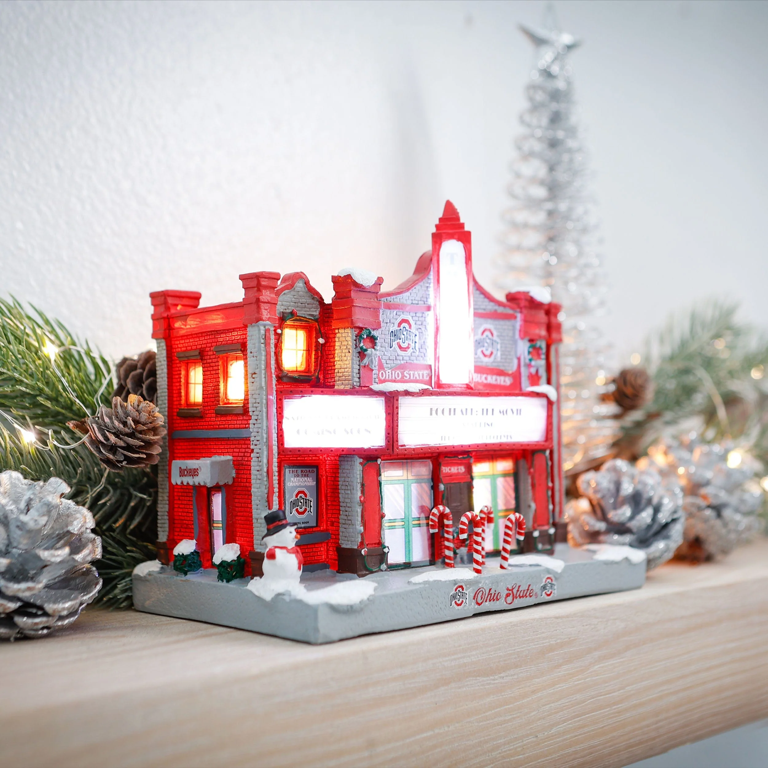 Ohio State Buckeyes NCAA Light Up Resin Team Theater - Image 5