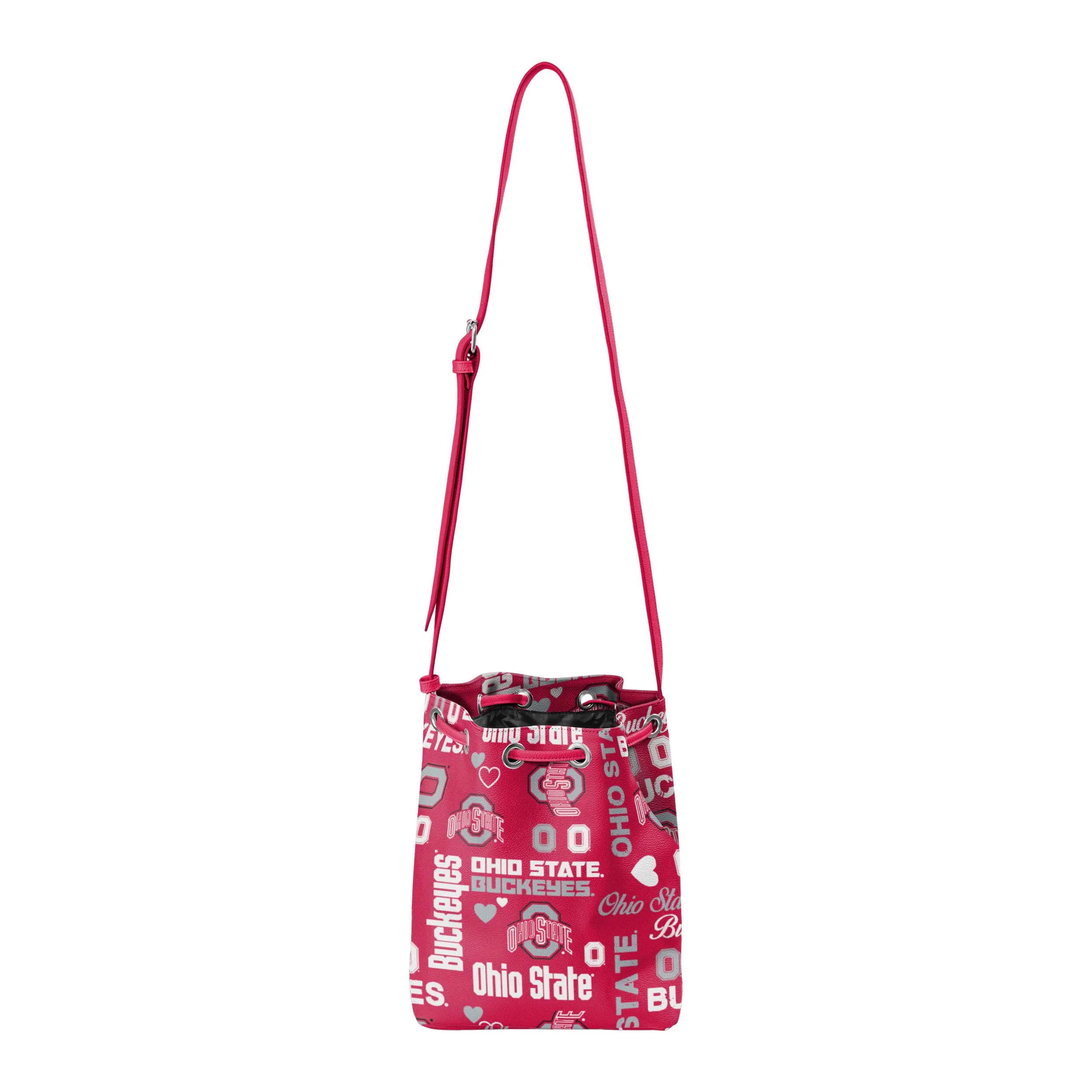 Ohio State Buckeyes NCAA Logo Love Cinch Purse - Image 5