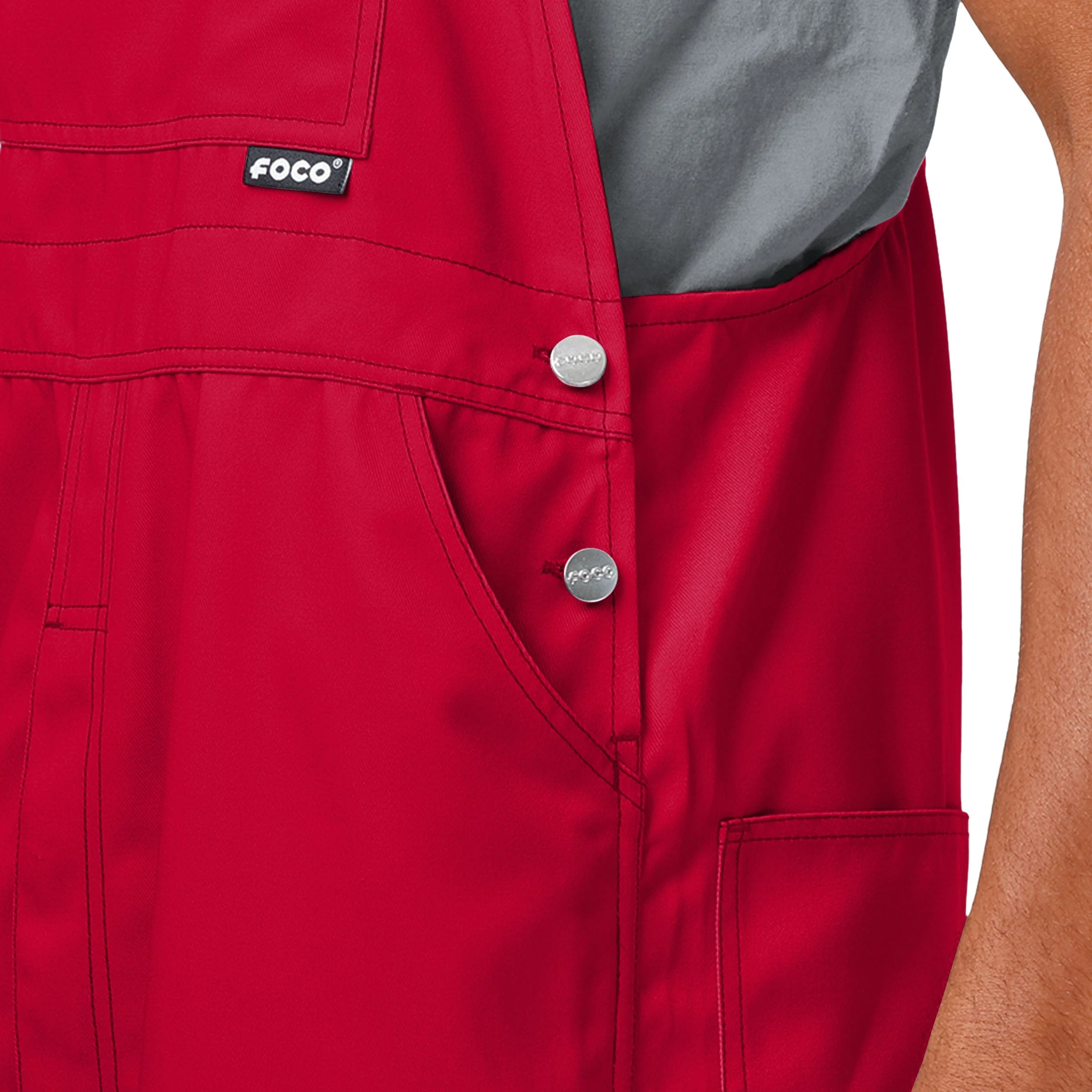 Ohio State Buckeyes NCAA Mens Big Logo Bib Overalls - Image 5