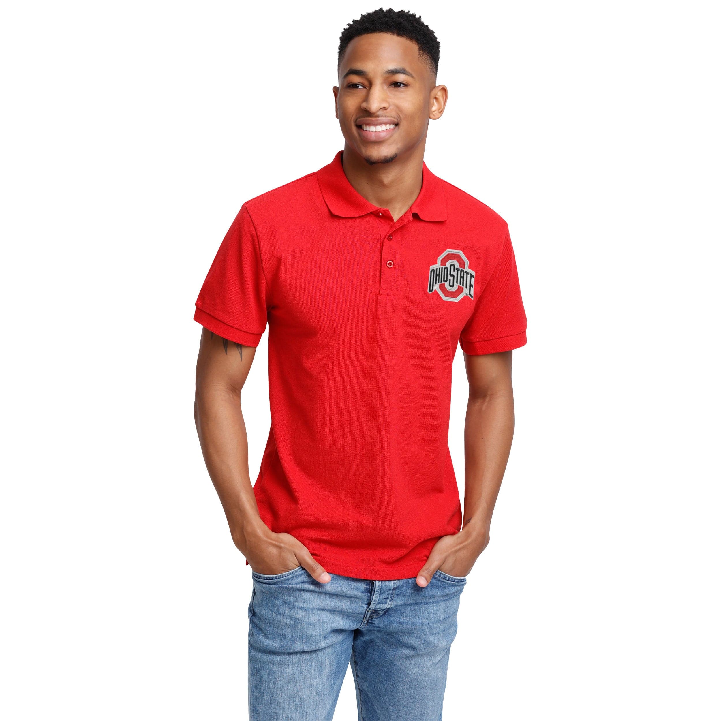 Ohio State Buckeyes NCAA Mens Casual Color Polo - Image 3