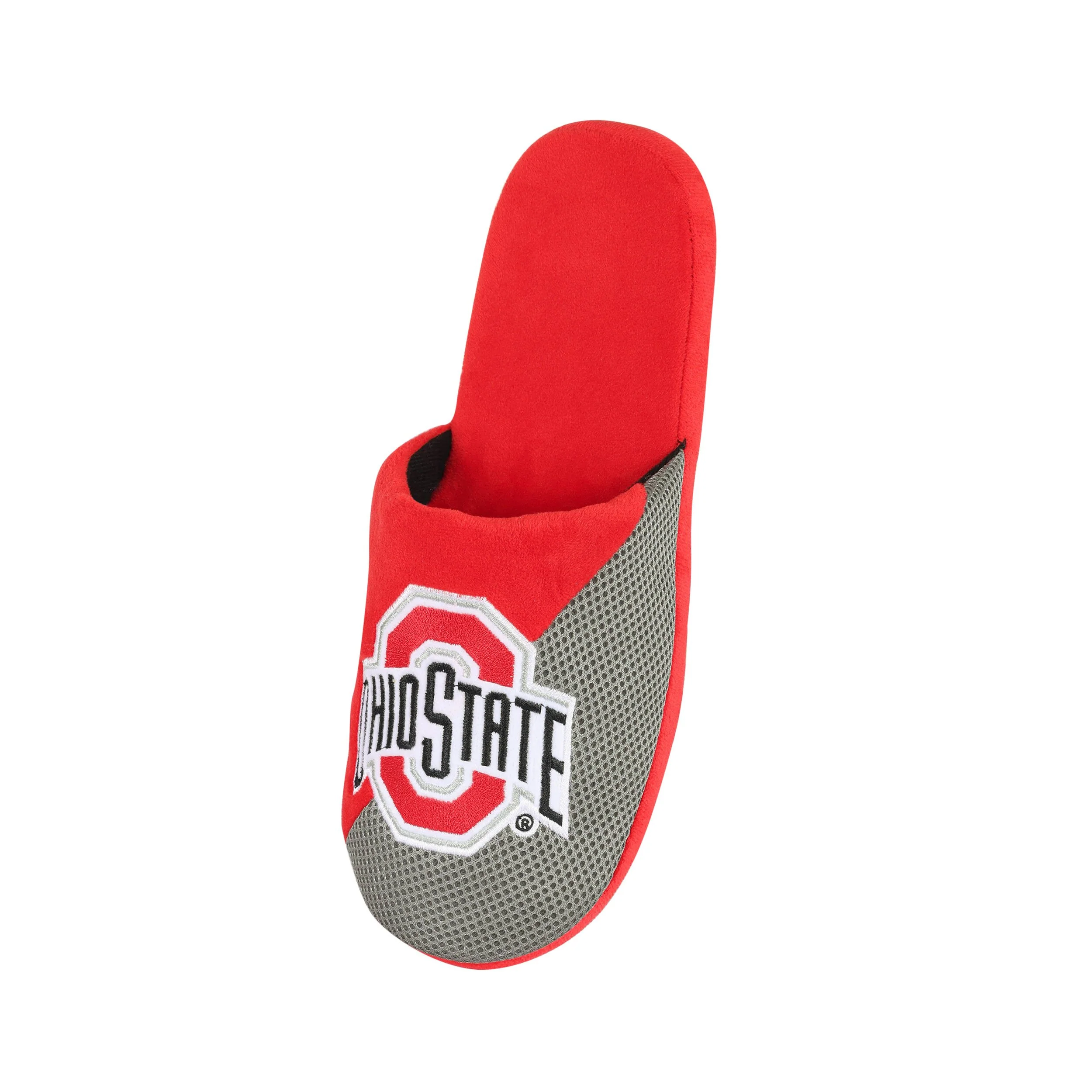 Ohio State Buckeyes NCAA Mens Logo Staycation Slippers - Image 3
