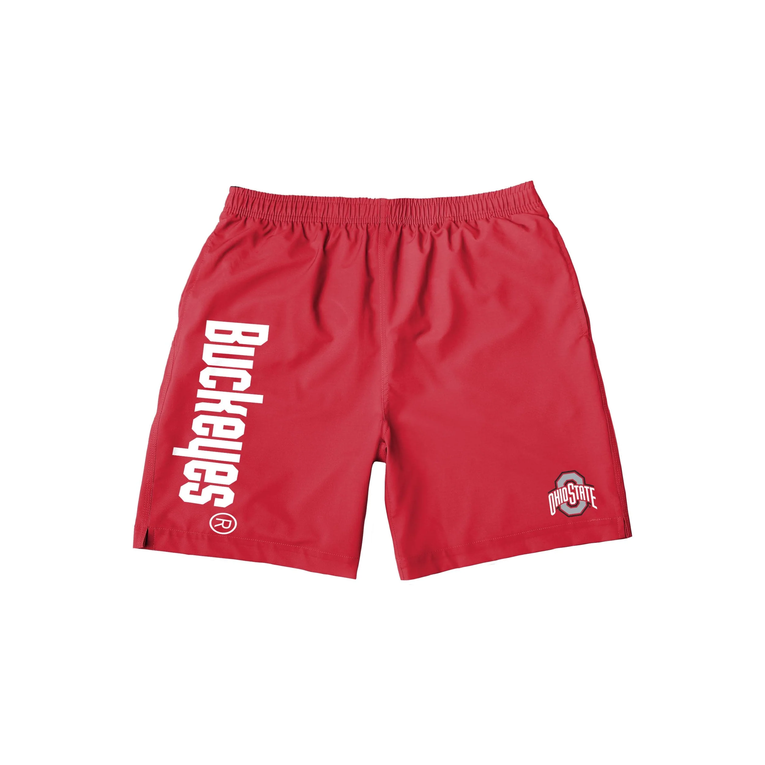 Ohio State Buckeyes NCAA Mens Solid Wordmark Traditional Swimming Trunks - Image 4