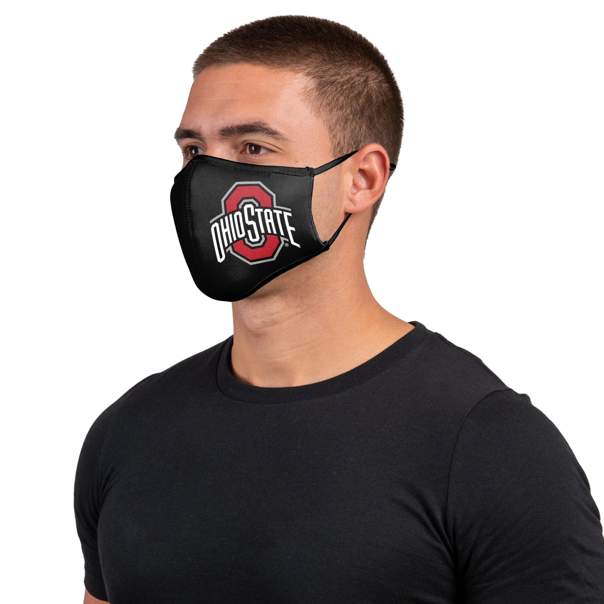 Ohio State Buckeyes NCAA On-Field Sport Black Face Cover - Image 2