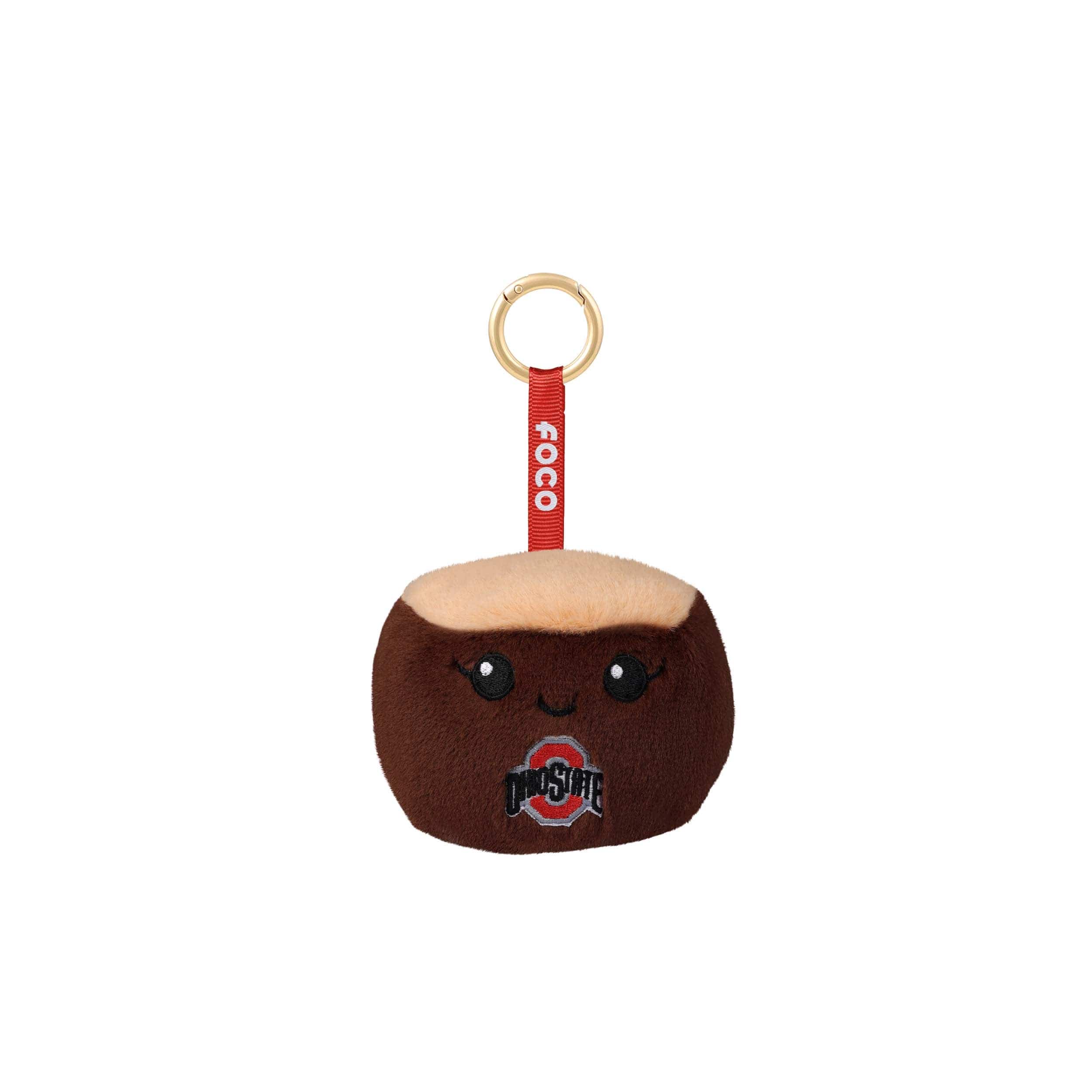Ohio State Buckeyes NCAA Plush Food Bag Charm Keychain