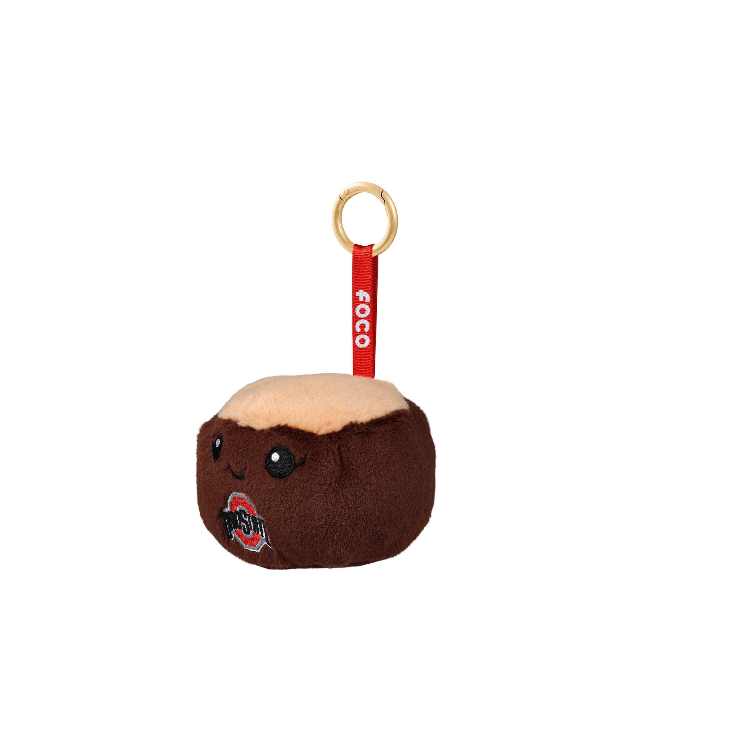 Ohio State Buckeyes NCAA Plush Food Bag Charm Keychain - Image 3