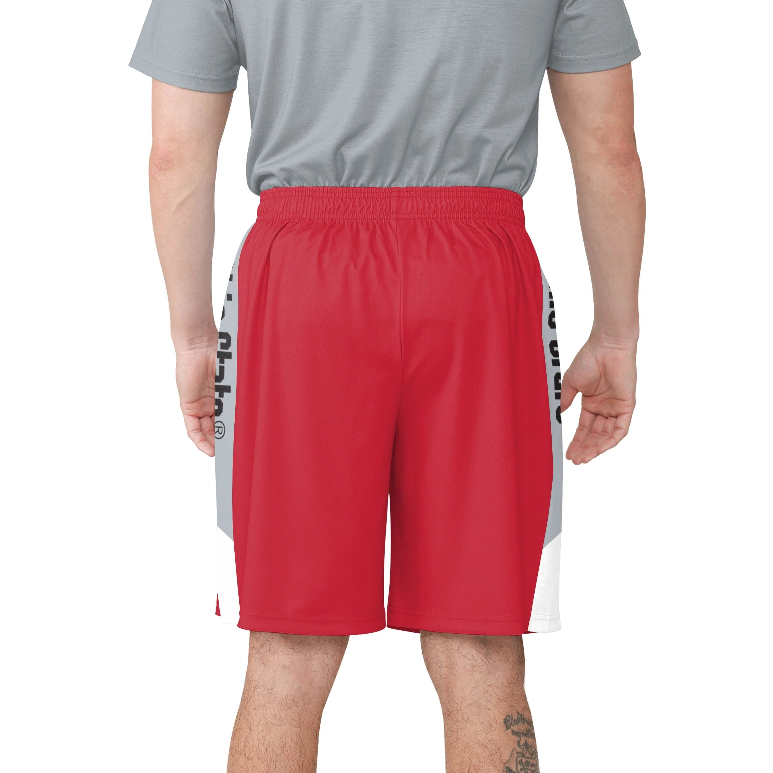 Ohio State Buckeyes NCAA Mens Side Stripe Training Shorts - Image 3