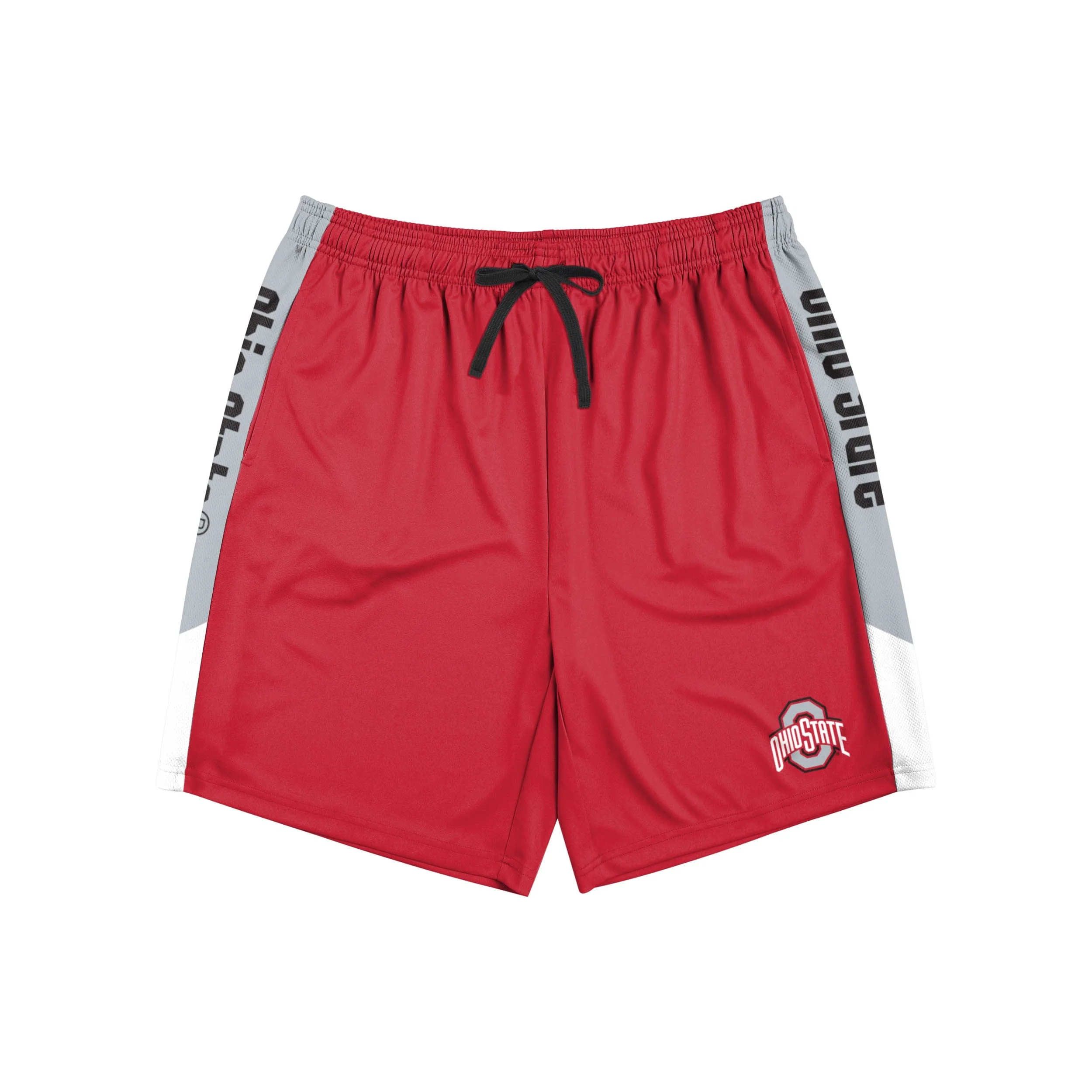 Ohio State Buckeyes NCAA Mens Side Stripe Training Shorts - Image 4