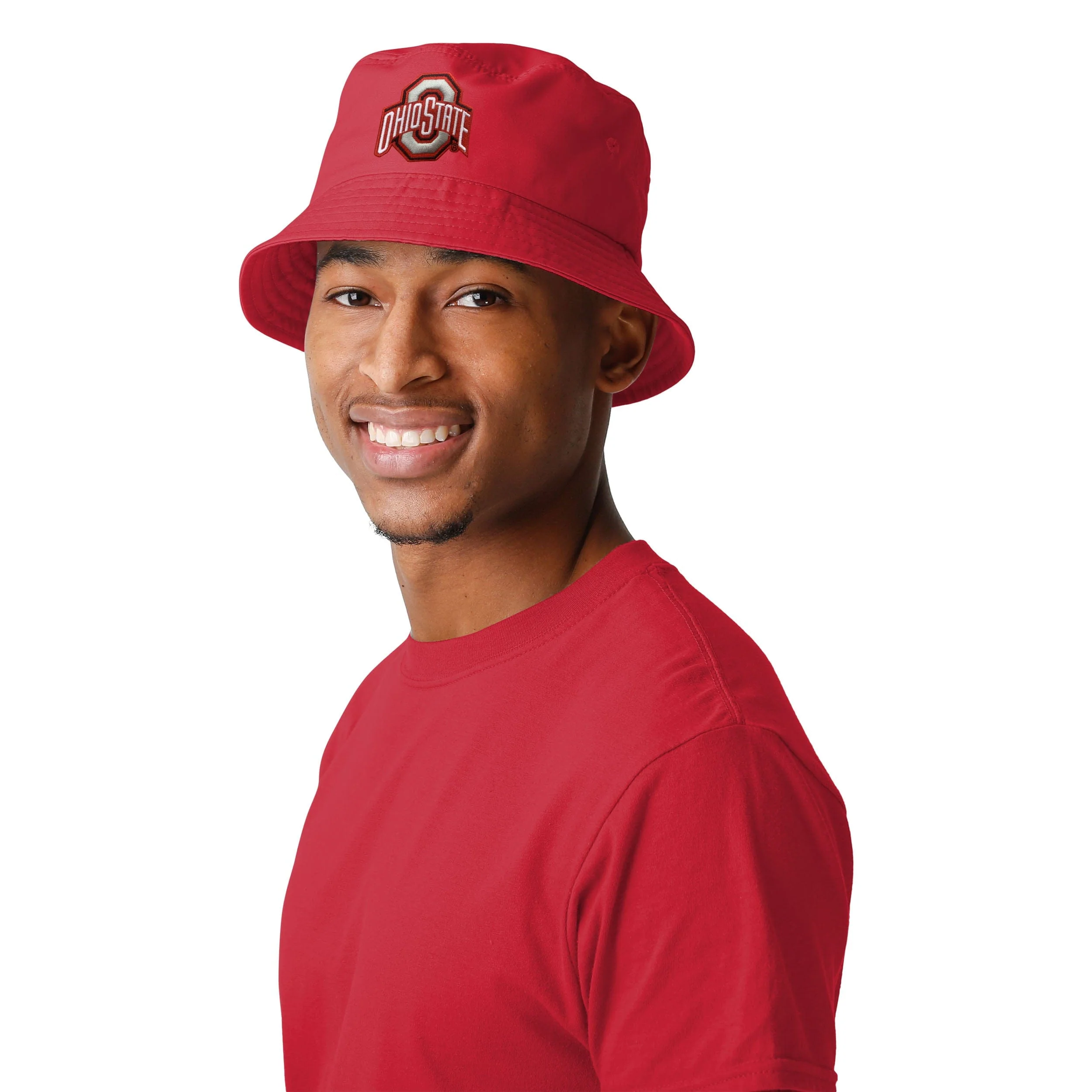 Ohio State Buckeyes NCAA Solid Bucket Hat - Image 2