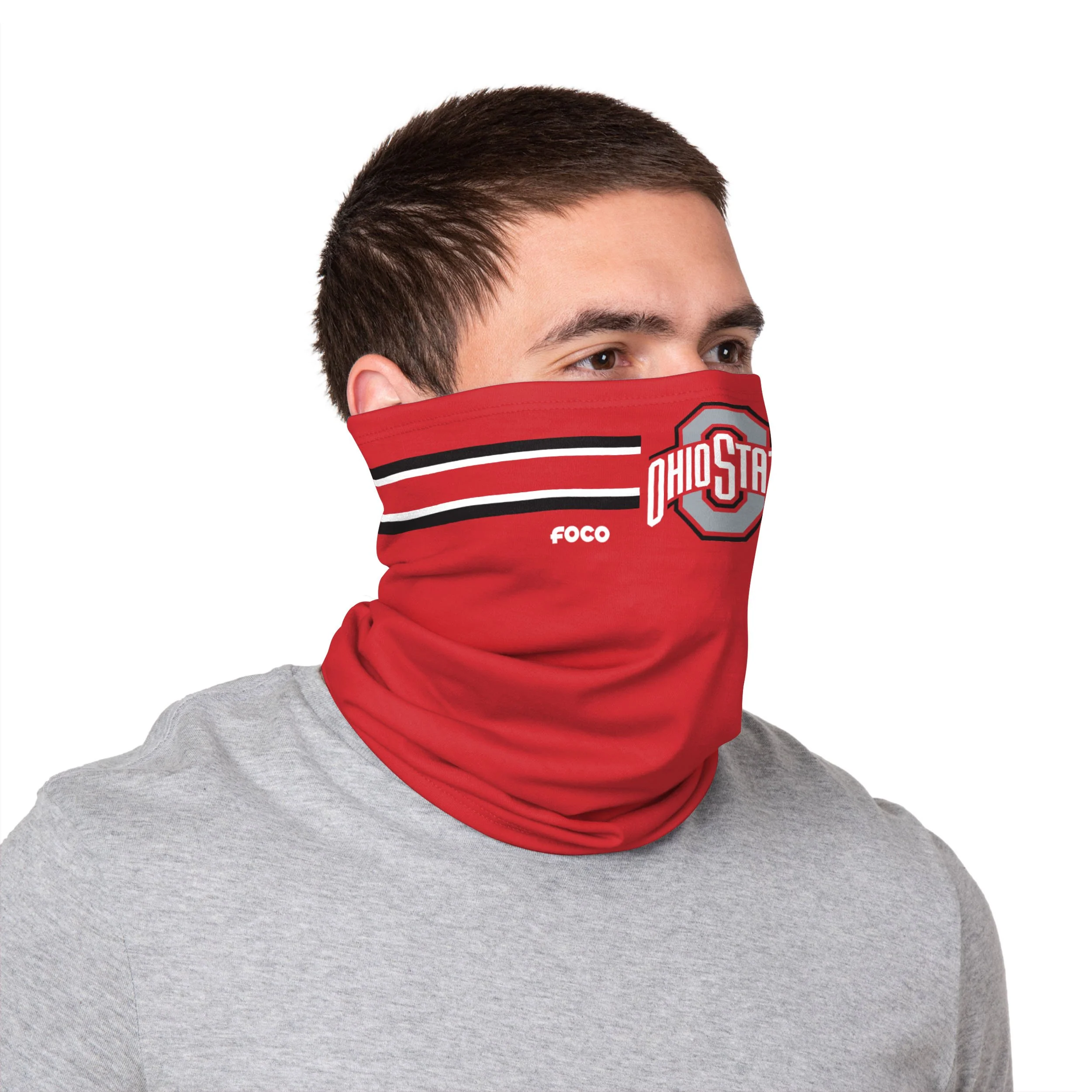 Ohio State Buckeyes NCAA Stitched 2 Pack Gaiter Scarf - Image 3