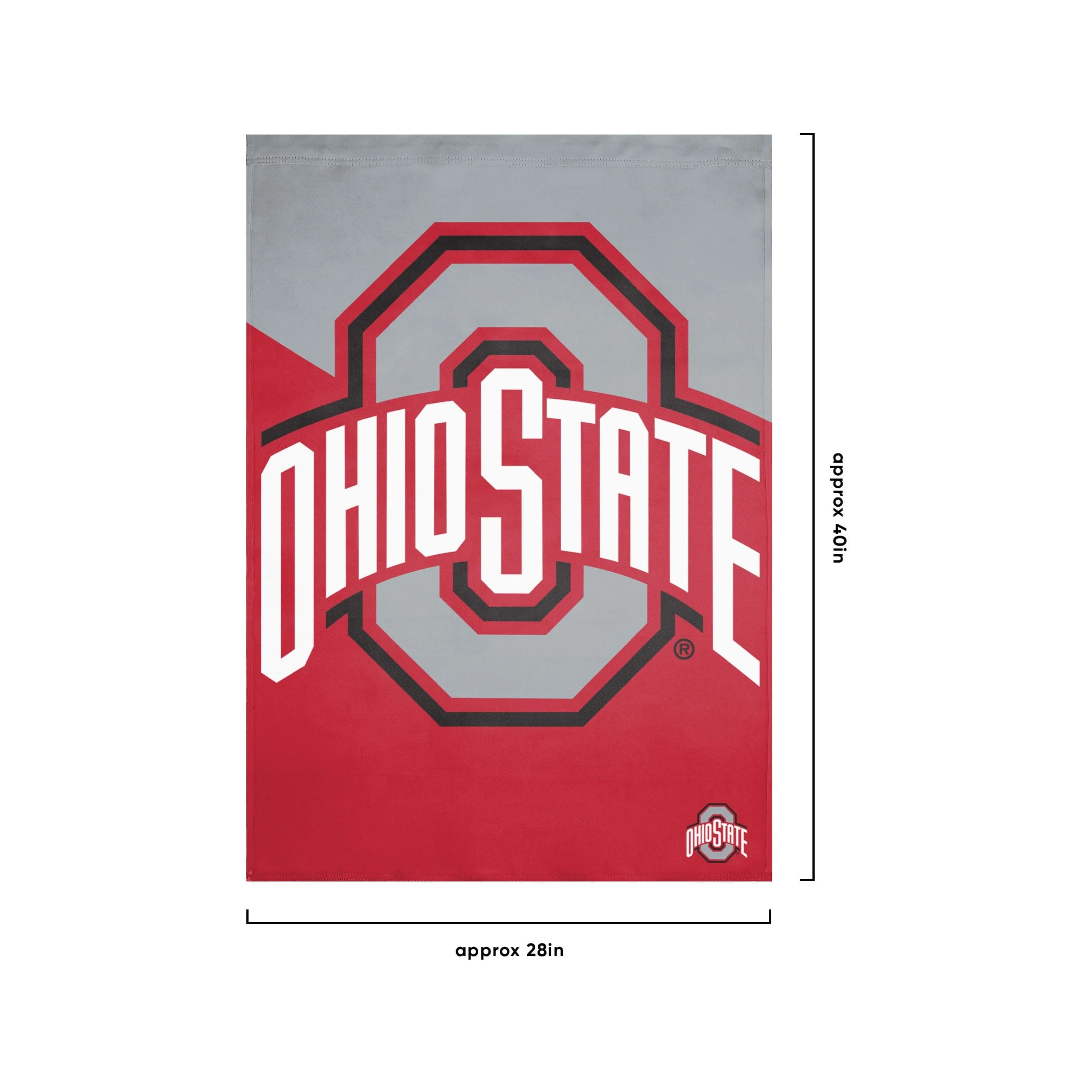 Ohio State Buckeyes NCAA Vertical Flag - Image 3