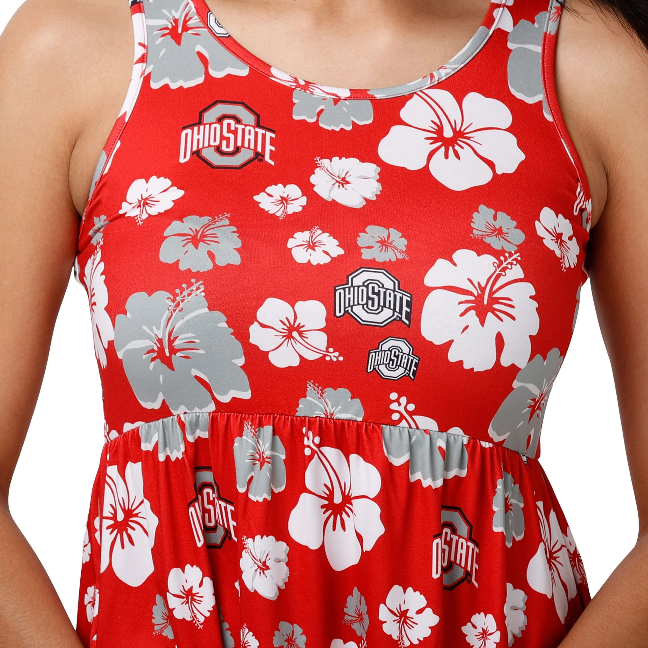 Ohio State Buckeyes NCAA Womens Fan Favorite Floral Sundress - Image 3