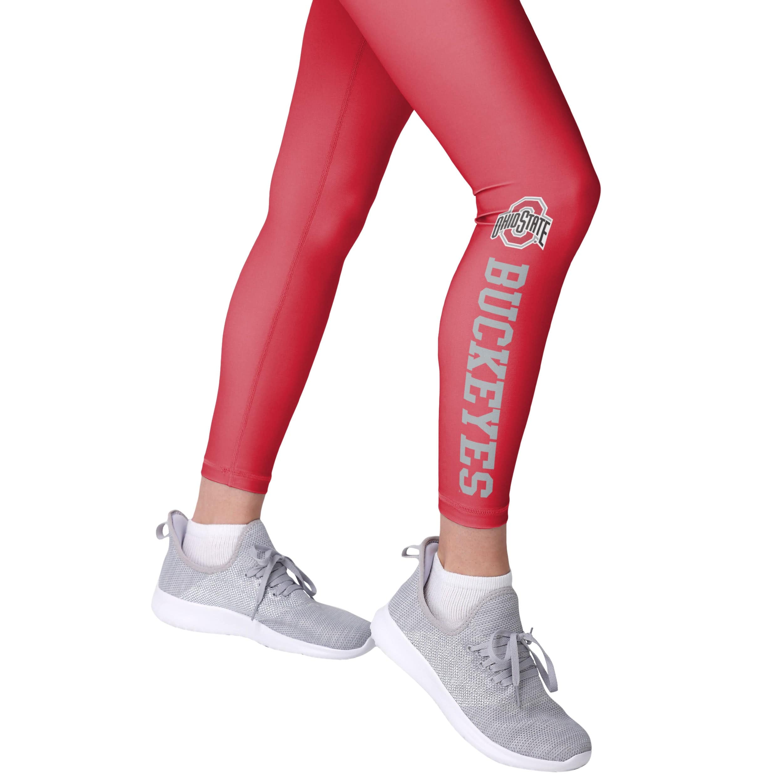 Ohio State Buckeyes NCAA Womens Solid Wordmark Leggings - Image 4