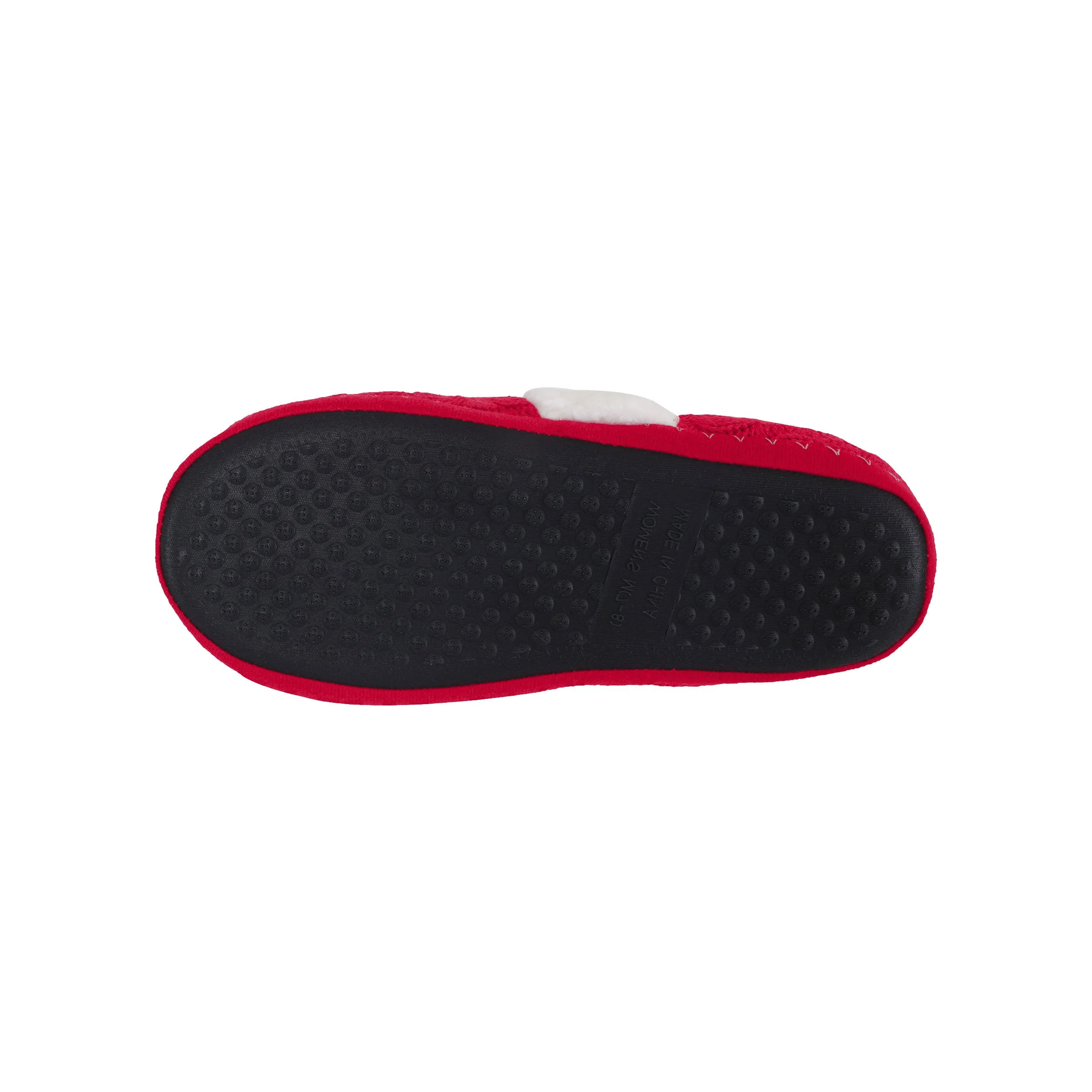 Ohio State Buckeyes NCAA Womens Team Color Fur Moccasin Slippers - Image 5