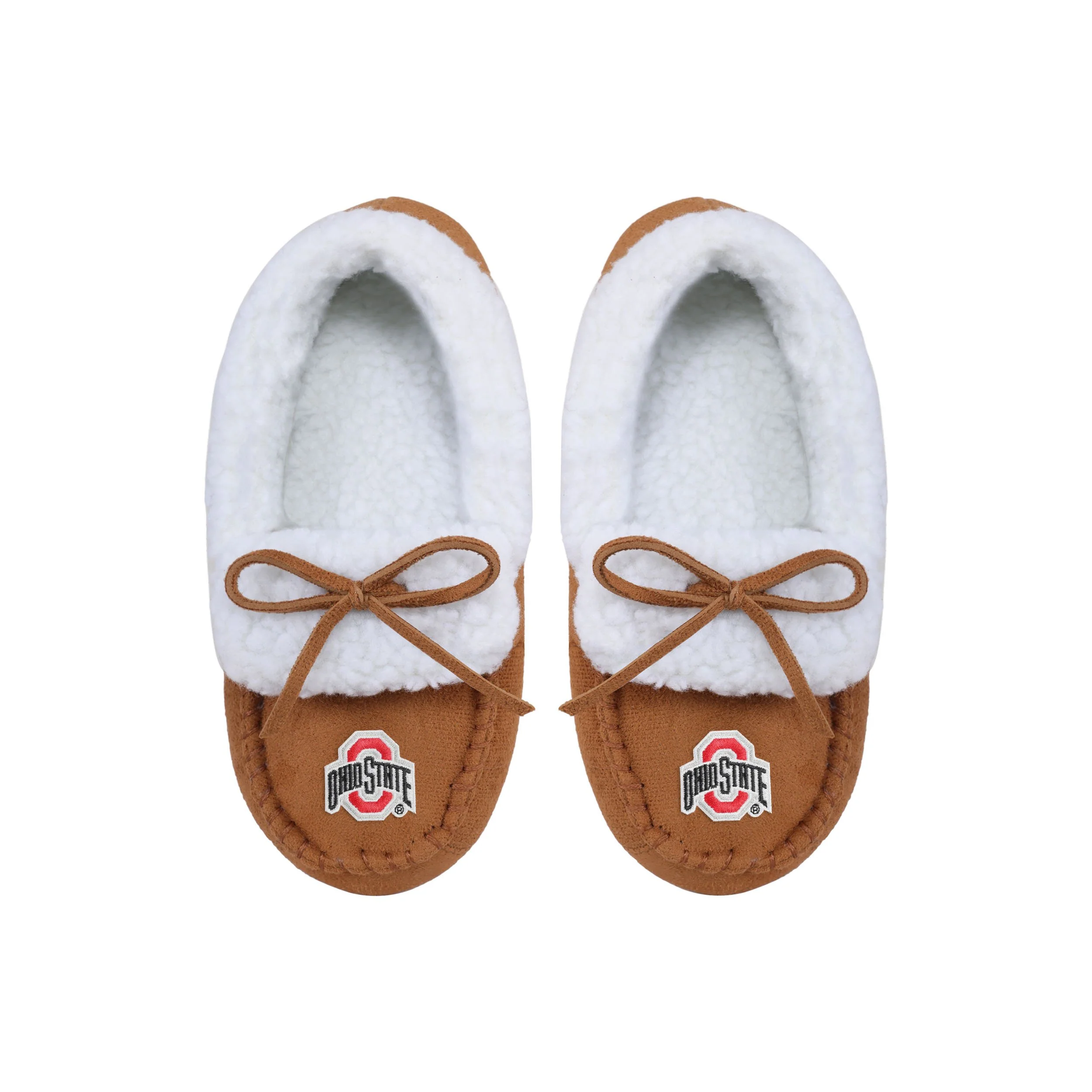 Ohio State Buckeyes NCAA Youth Moccasin Slippers - Image 4